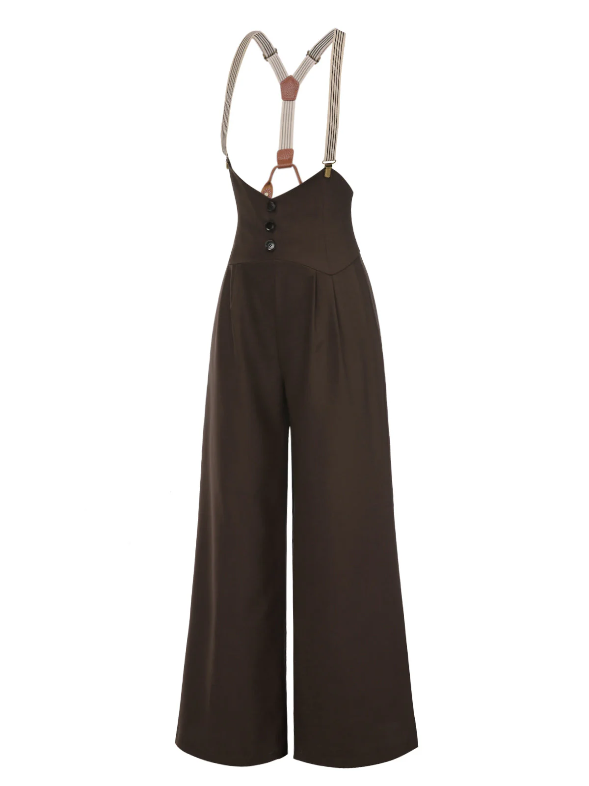 Schwarz 1950er Taste Latzhose - Image 6