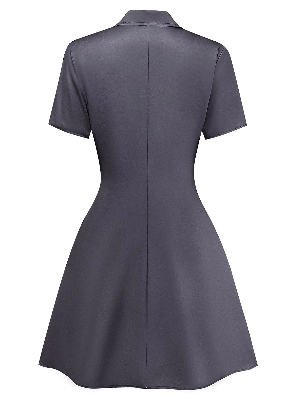 Schwarz 1960er Skorpion Herzen Drucken Hemd Kleid - Image 2