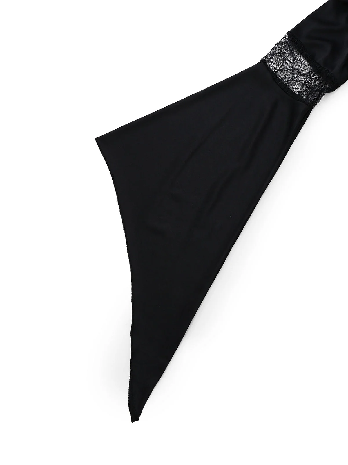 Schwarz & Blau 1930er Hexe Schnürung Kapuze Kleid - Image 4