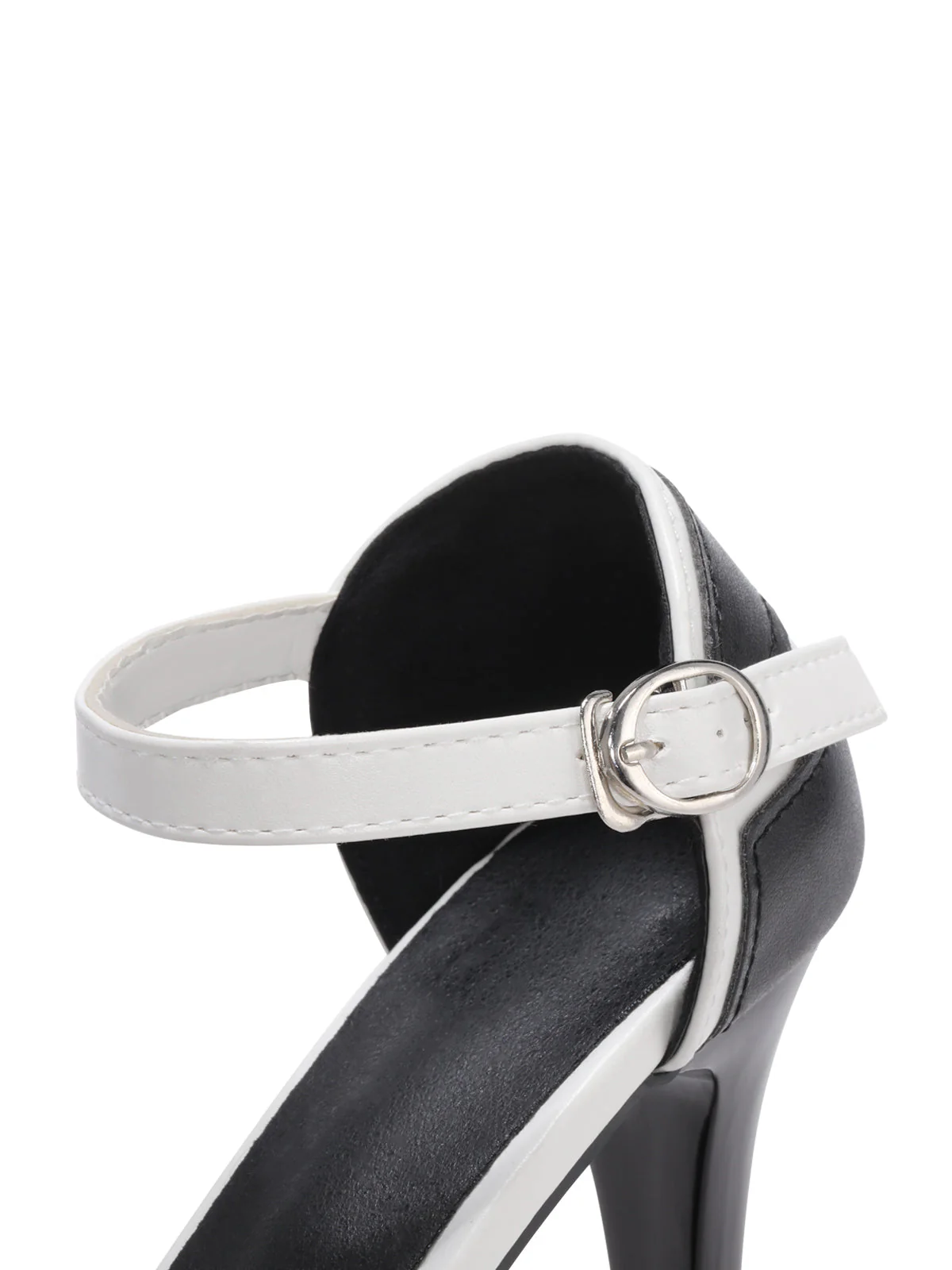 Schwarz Fischmaul-Schnalle High Heels - Image 4