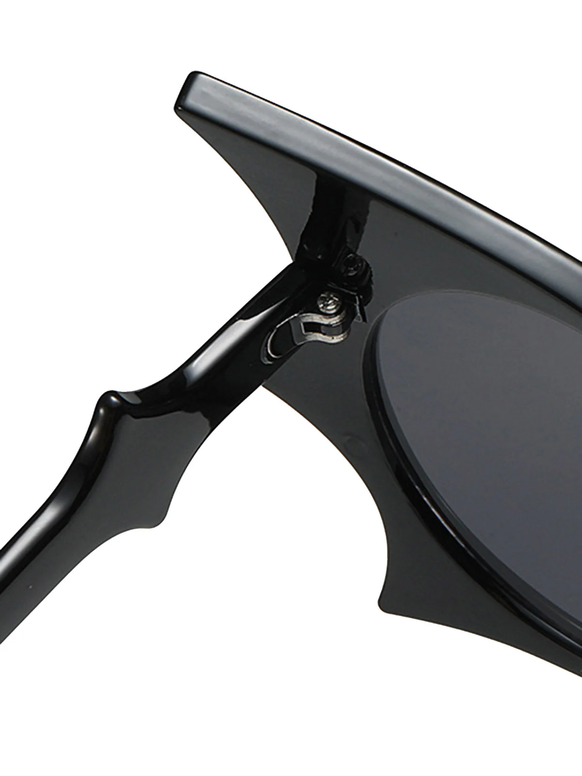 Schwarz Halloween Fledermaus Flügel Gothic Sonnenbrille - Image 4