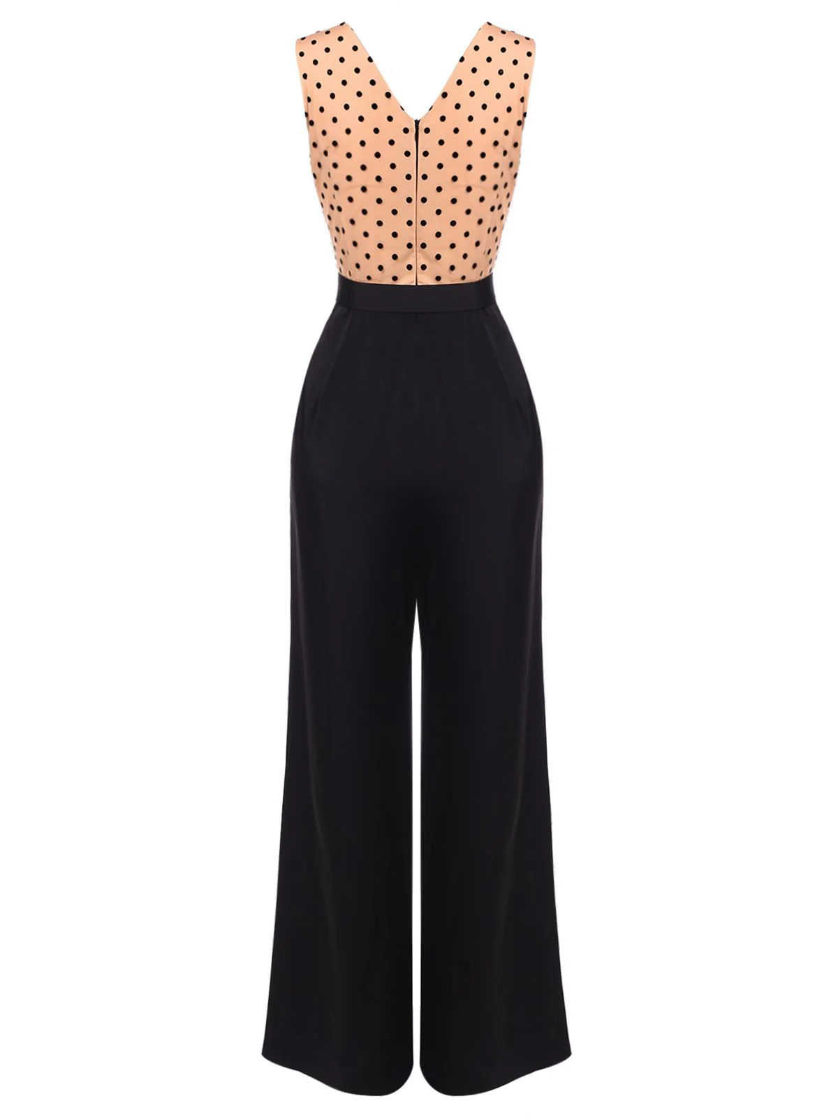 SCHWARZ POLKA DOT PATCHWORK JUMPSUIT - Image 10