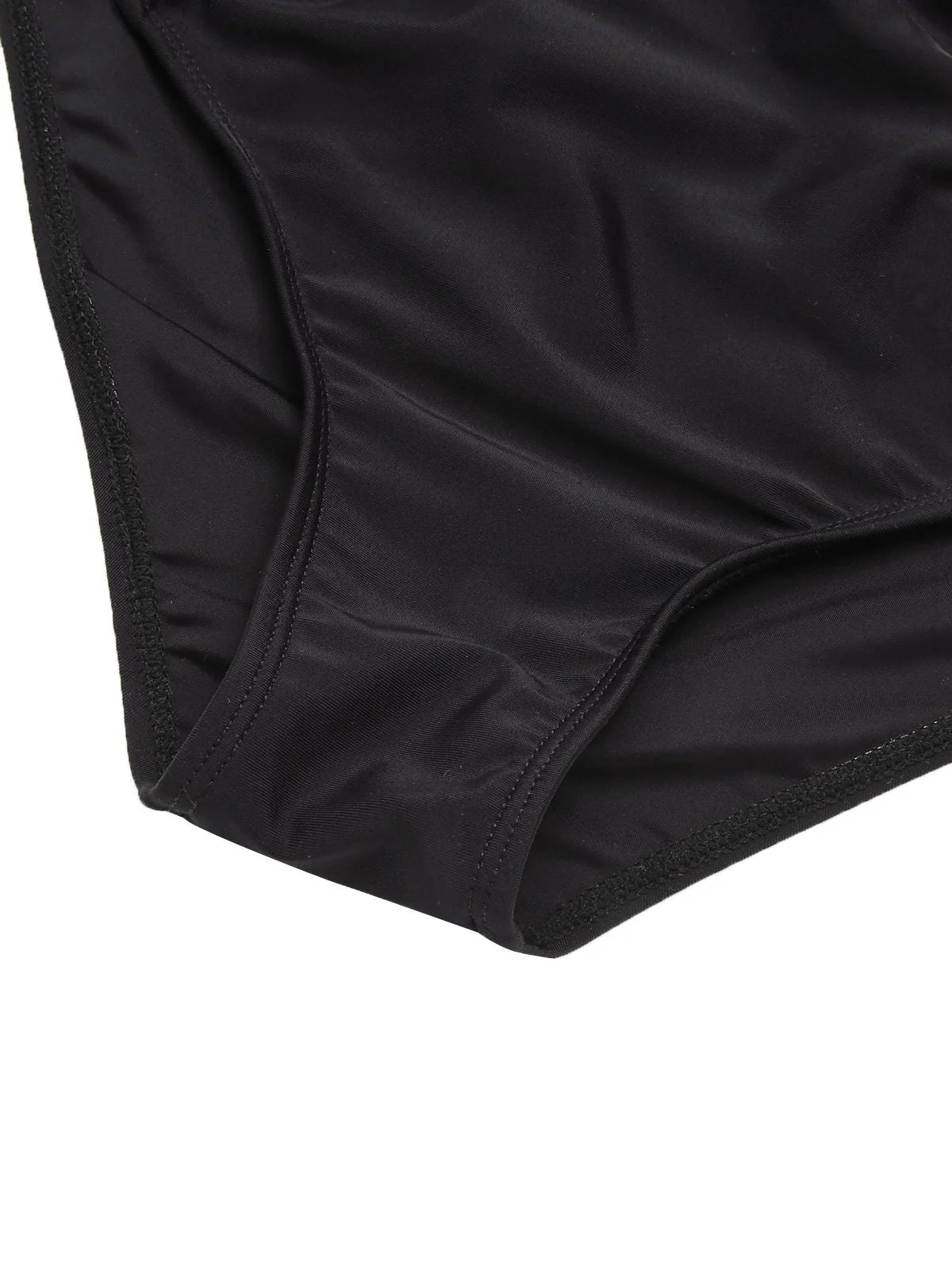 Schwarz & Weiß 1930er Farbblock Spitze Bikini Set - Image 8
