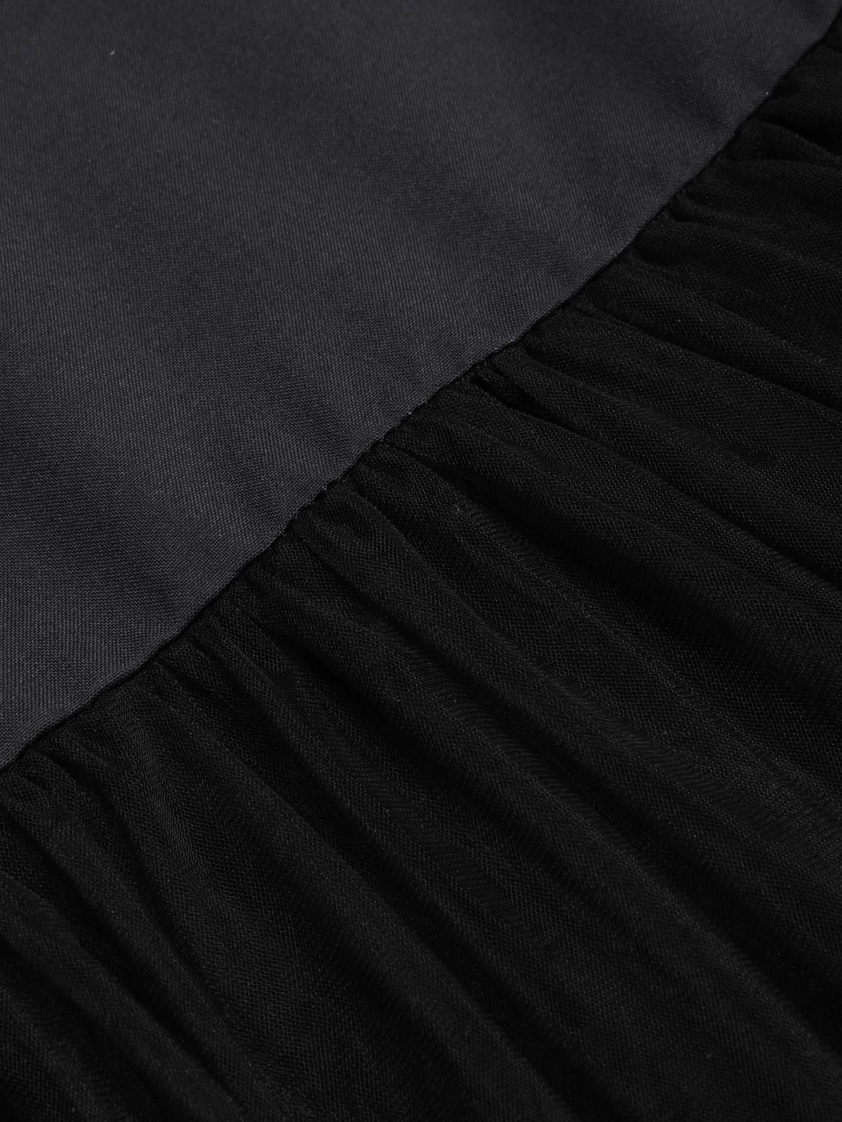 Schwarz & Weiß 1930er Halter Schädel Netz Fischschwanz Kleid - Image 8
