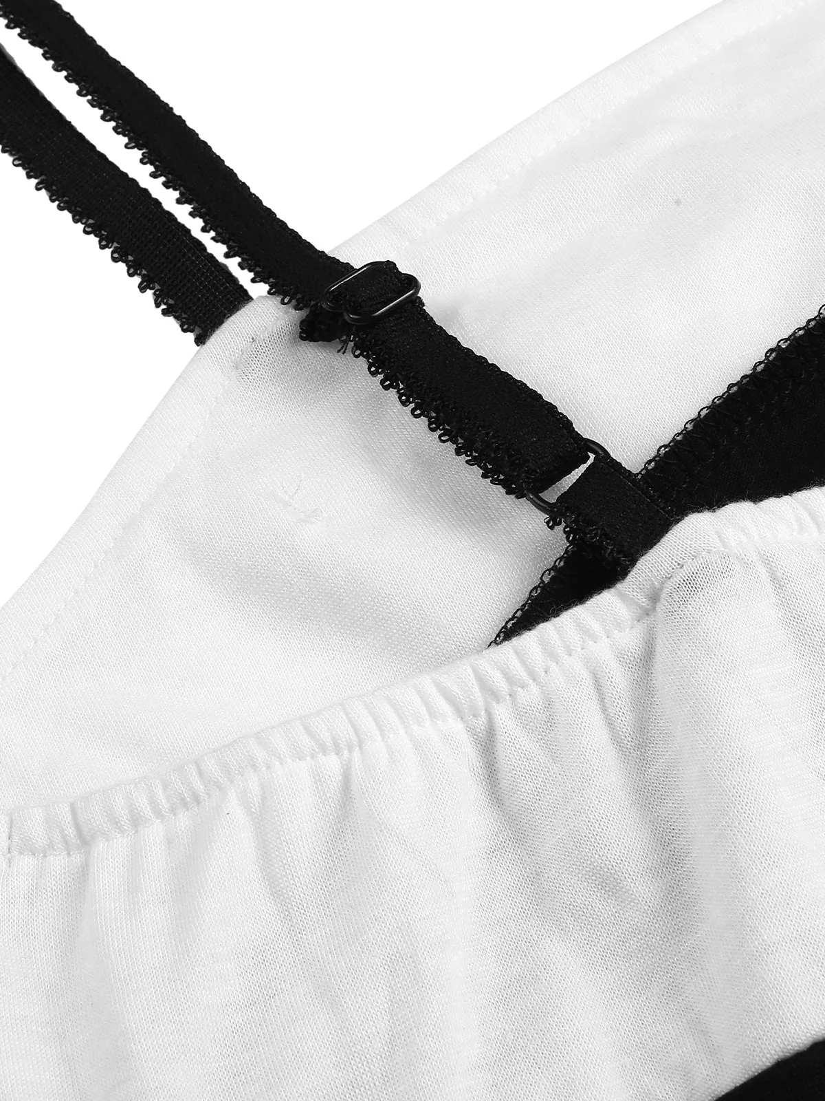 Schwarz & Weiß 1930er Schleife Träger Nachtwäsche - Image 8