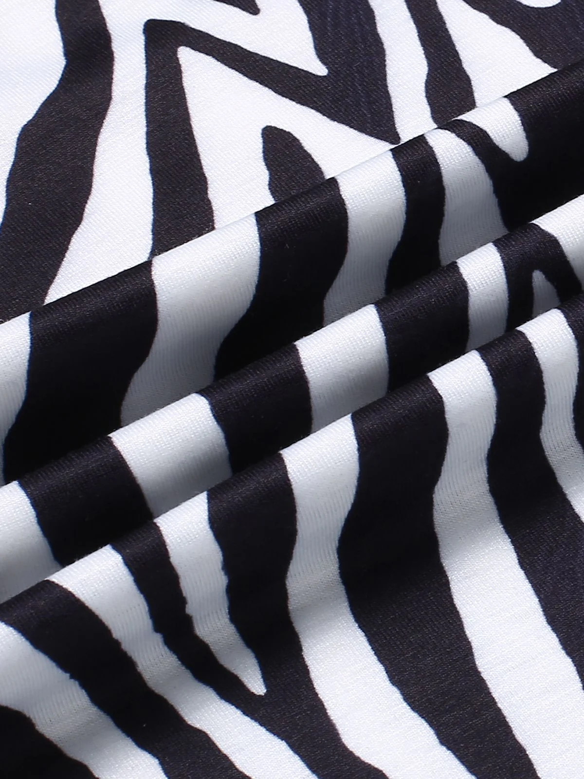 Schwarz&Weiß 1930er Schulterfrei Zebrastreifen Jumpsuit - Image 4
