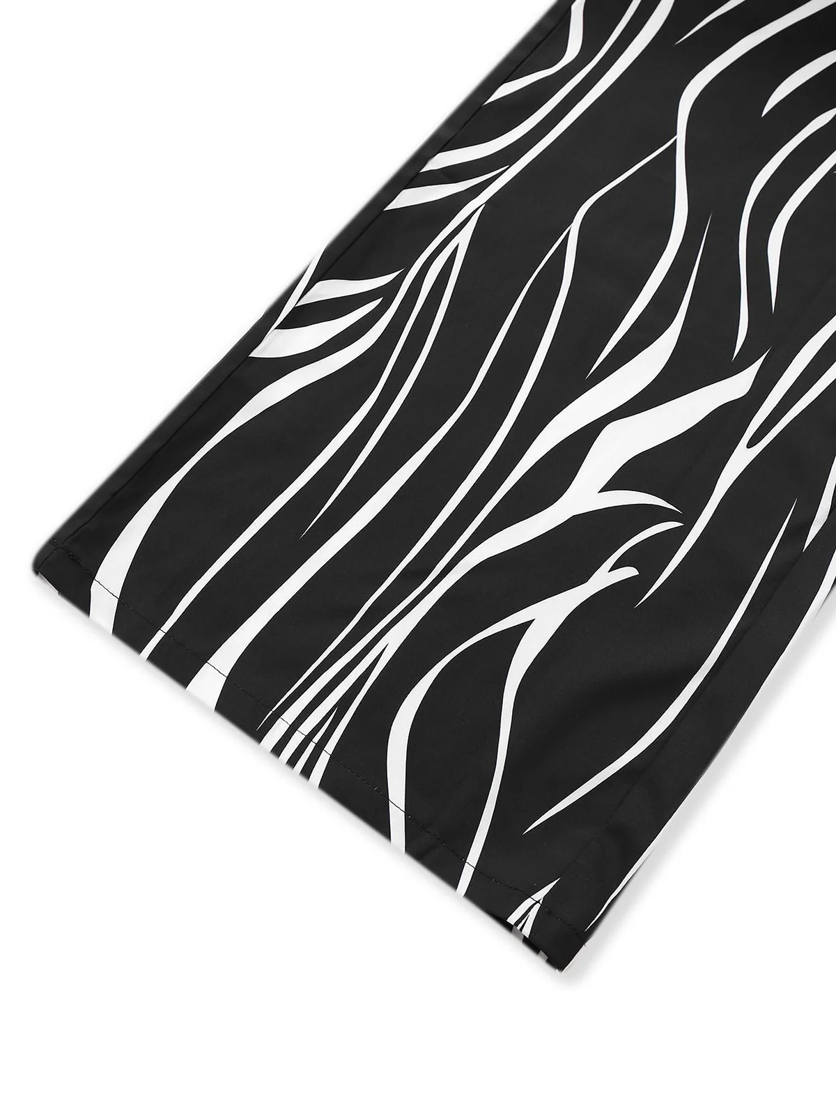 Schwarz & Weiß 1930er Unregelmäßiger Druck Halter Jumpsuit - Image 3
