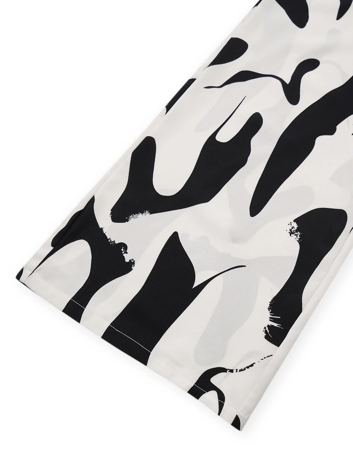 Schwarz & Weiß 1940er Kuhhaut Halter Jumpsuit - Image 4