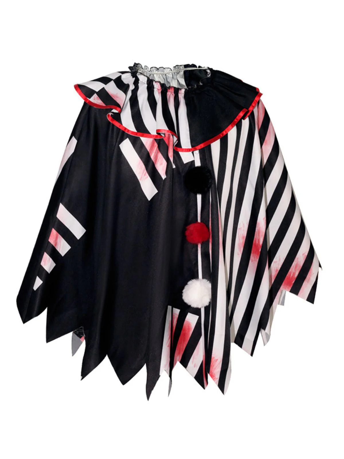 Schwarz & Weiß 1950er Halloween Horror Clown Cosplay Cape - Image 11