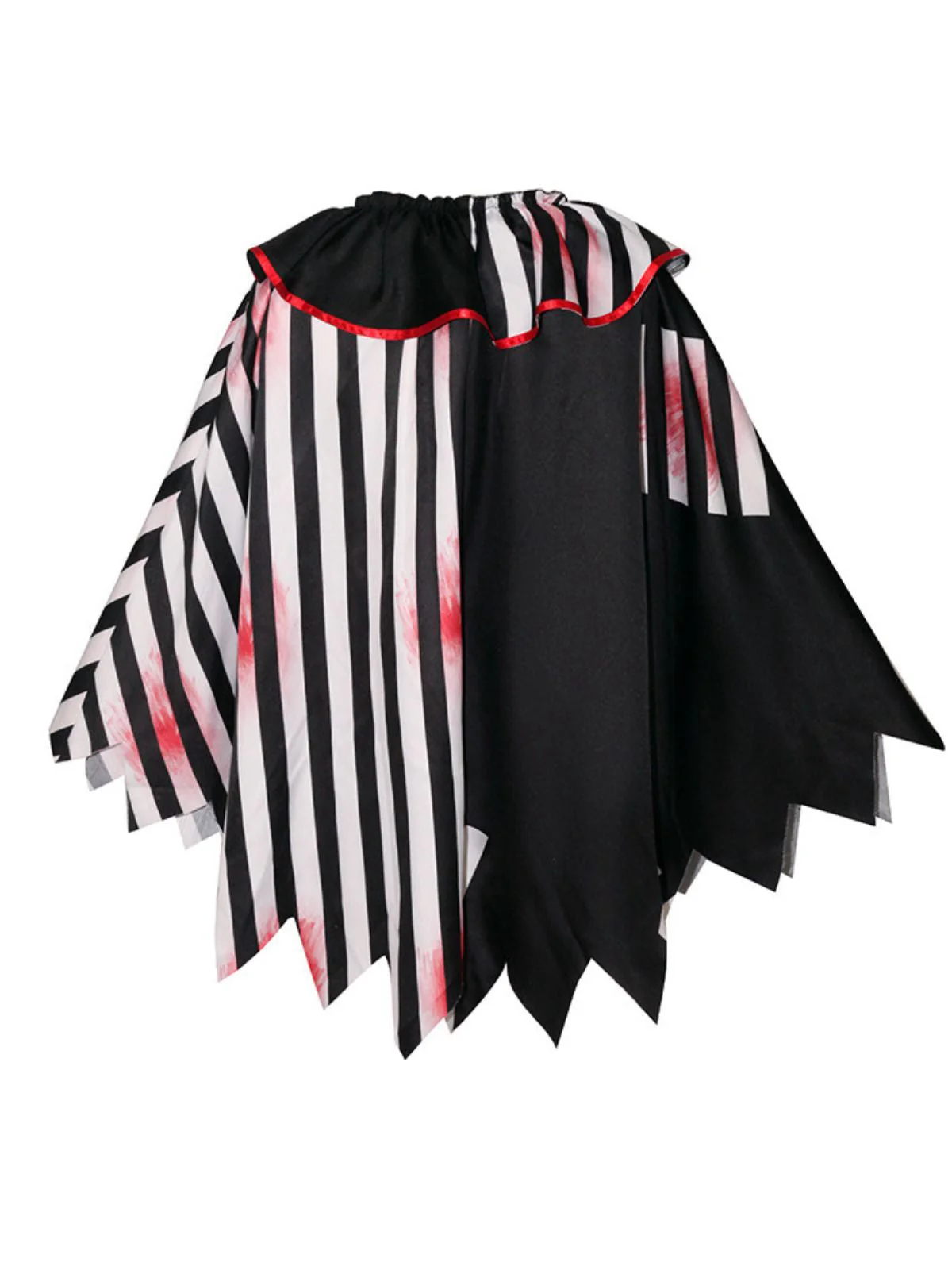 Schwarz & Weiß 1950er Halloween Horror Clown Cosplay Cape - Image 2