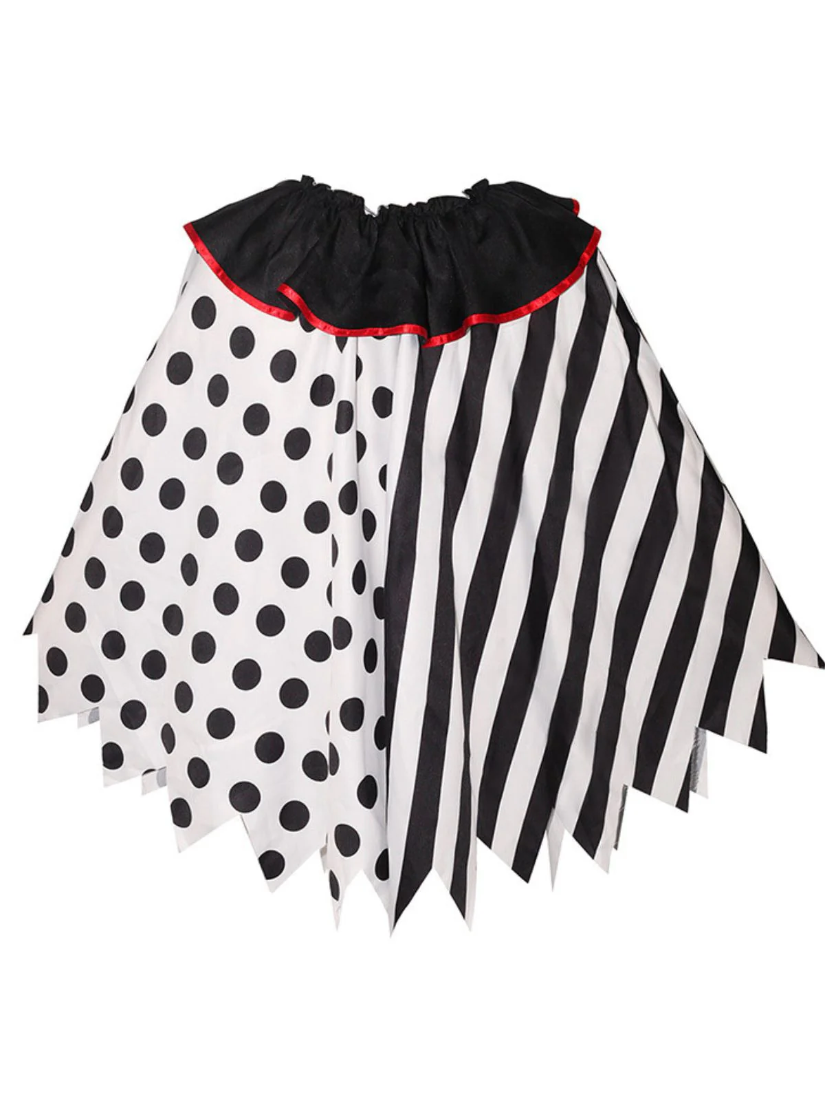 Schwarz & Weiß 1950er Halloween Horror Clown Cosplay Cape - Image 9