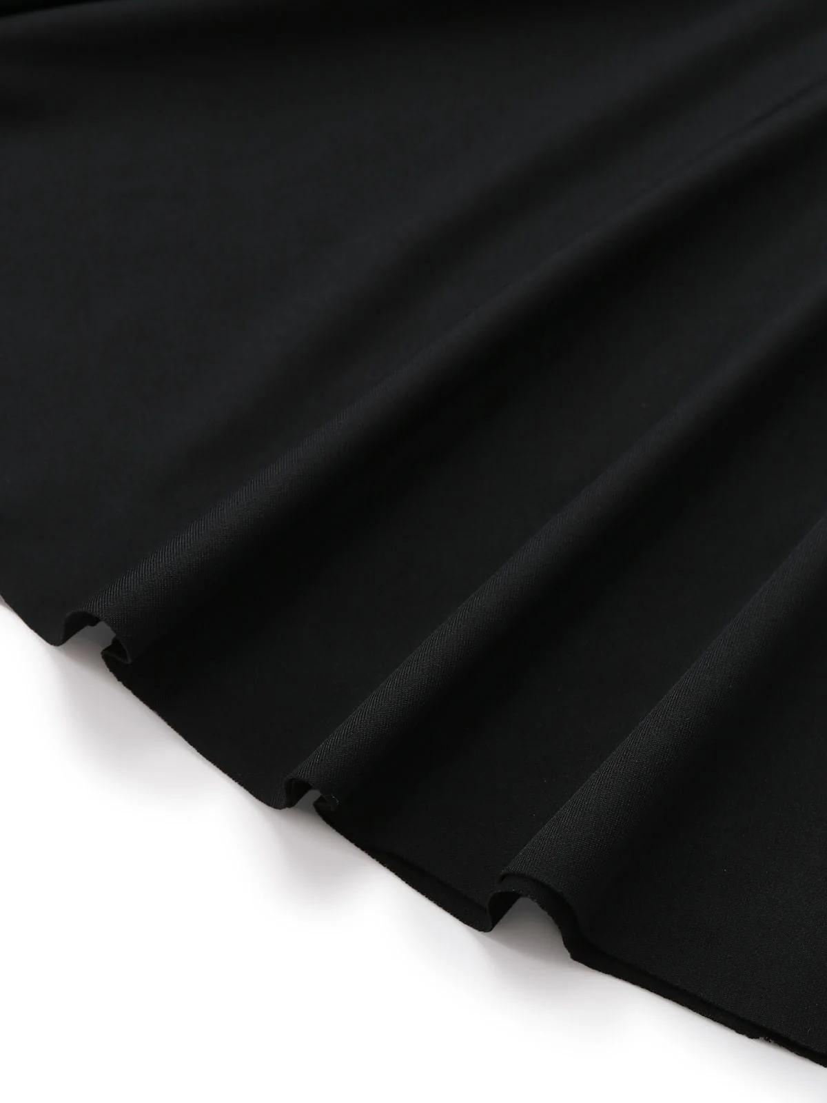 Schwarz & Weiß 1960er Rüschen Peplum Kleid - Image 7