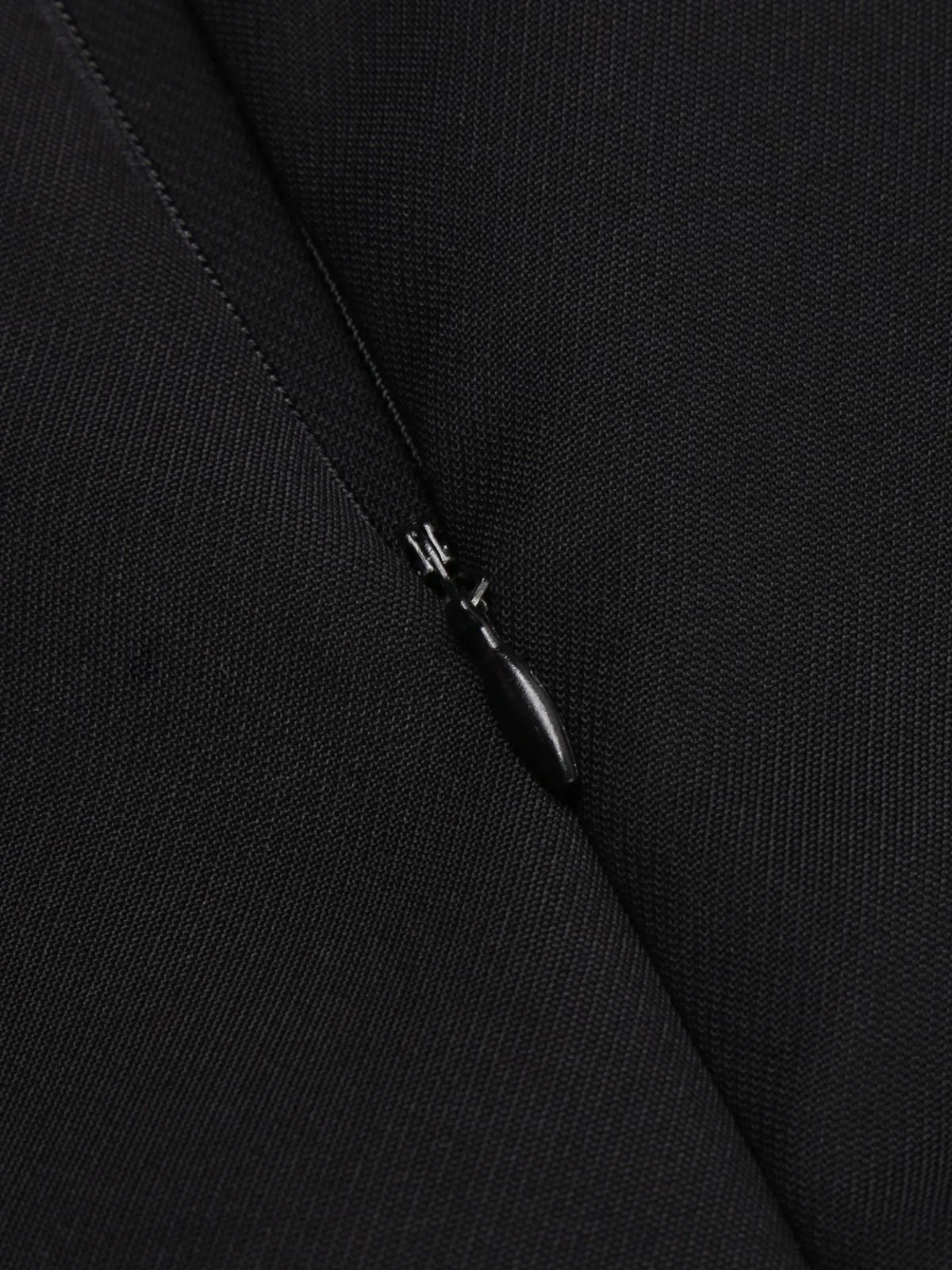 Grün Hose Mit Weitem Bein Und Hoher Taille - Image 11