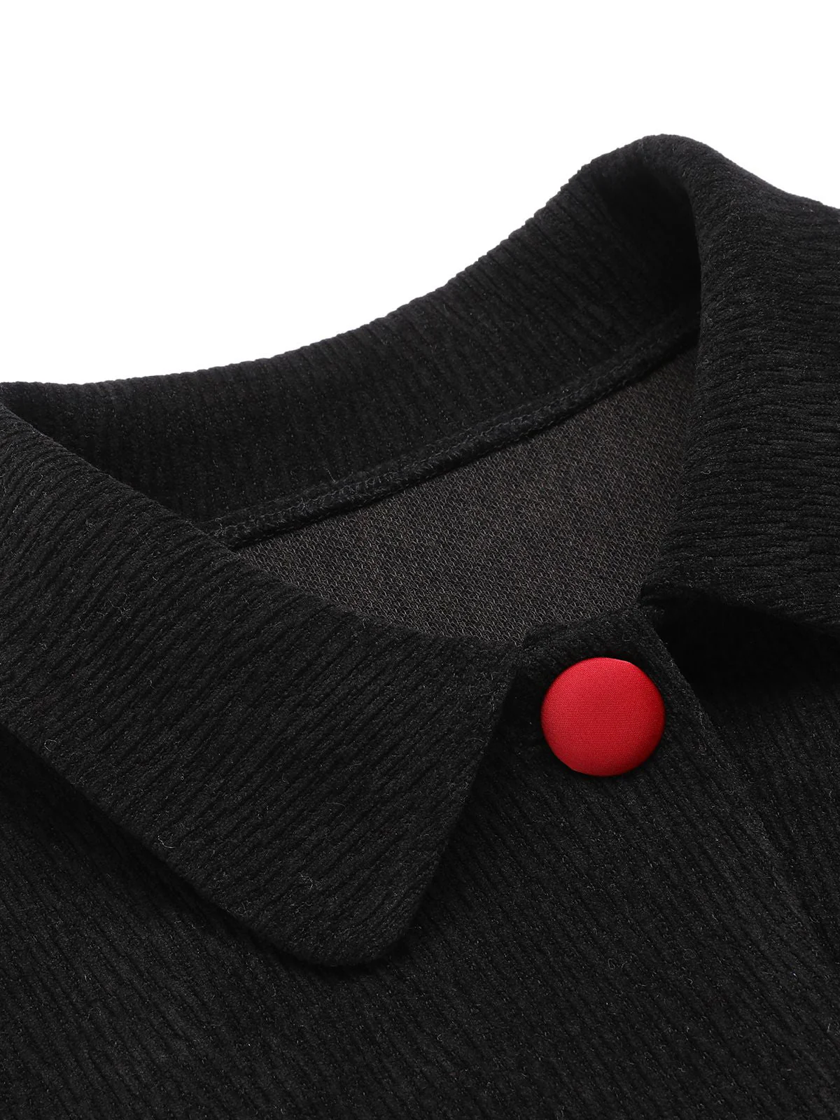 SCHWARZE STRICKJACKE AUS STRICKSTRICK - Image 5