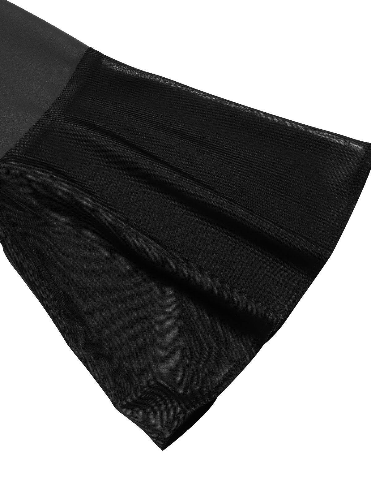 Schwarzes 1960er Halloween Spinnennetz Glocken-Bleistiftkleid - Image 8