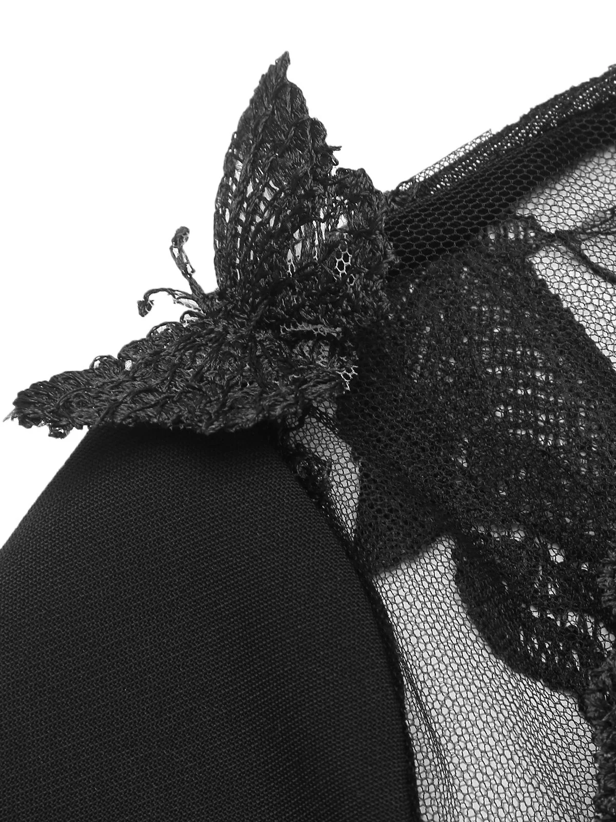 [Vorverkauf] Schwarz 1960er Schmetterling Rückenfrei Bleistift Kleid - Image 10