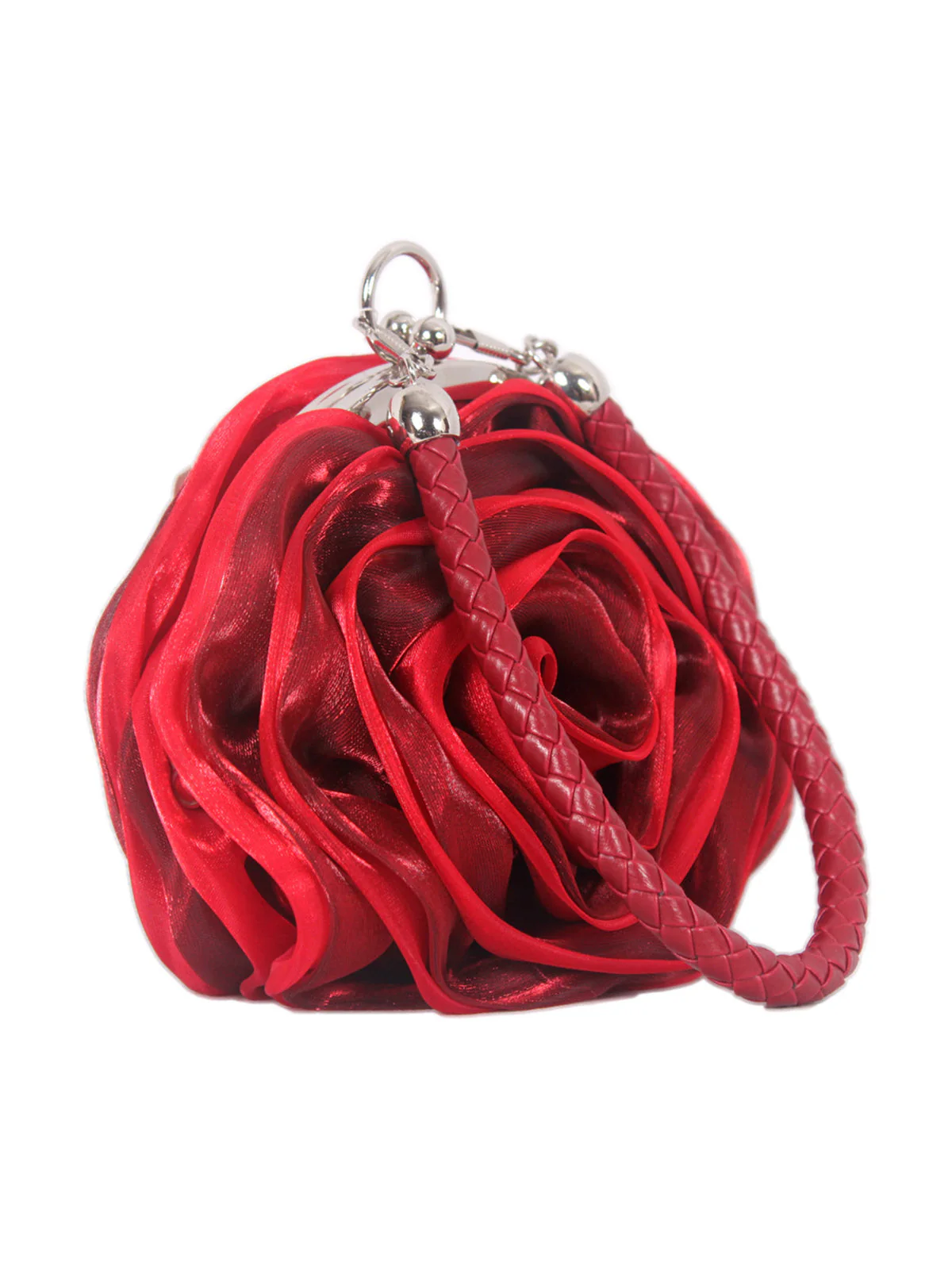 Seide 3D-Blumen Vintage Handtasche - Image 3