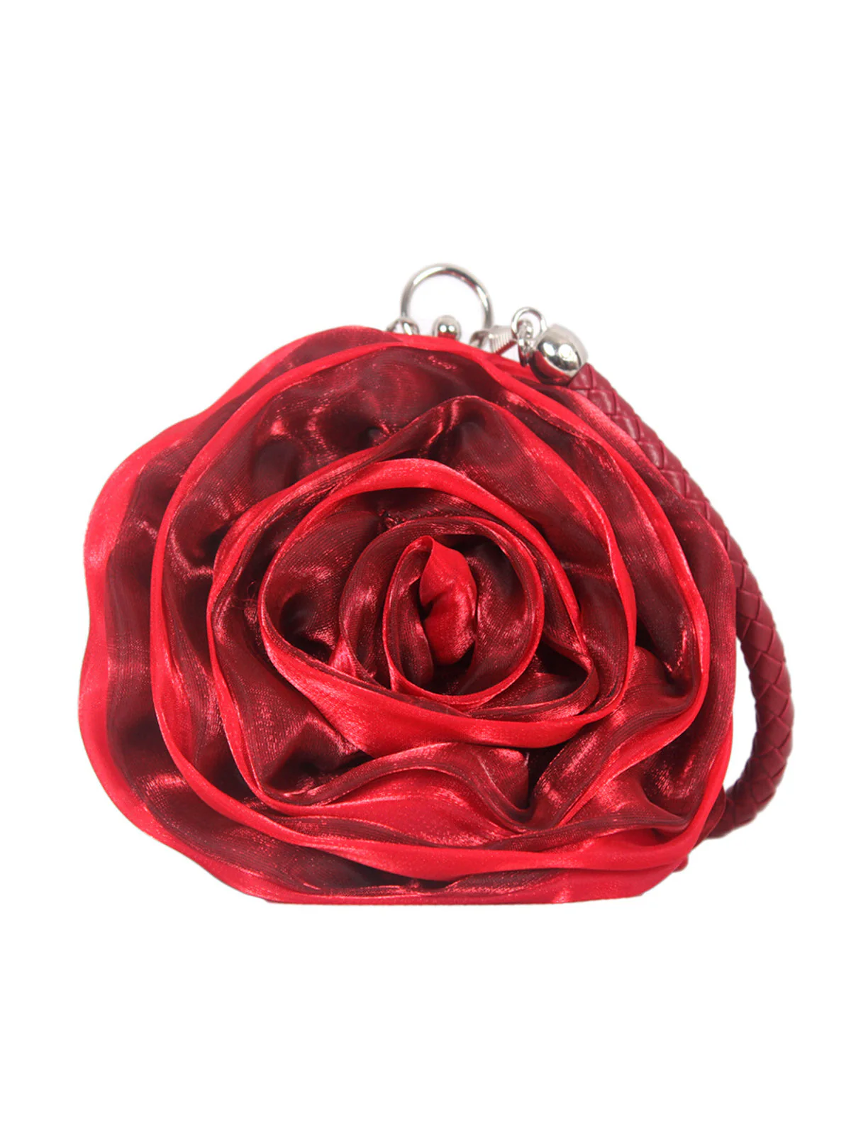 Seide 3D-Blumen Vintage Handtasche - Image 4