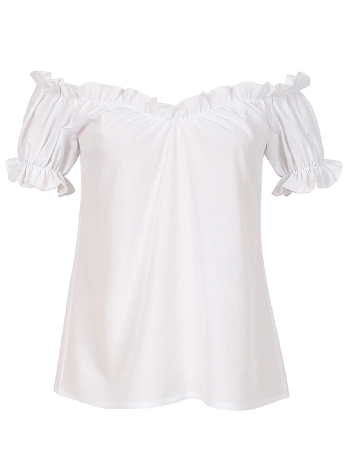 Sekt 1950er Oktoberfest Dirndl Puffärmel Top & Blumen Bogen Kleid - Image 4