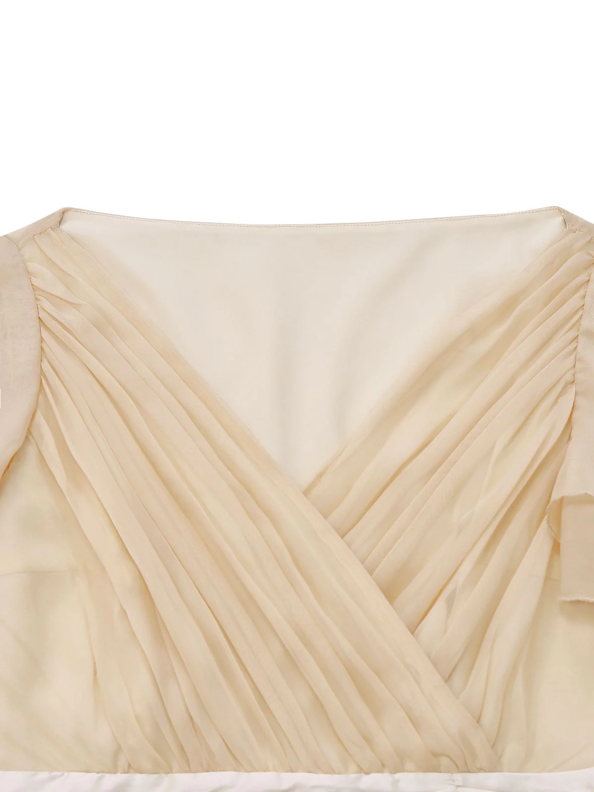 Sekt 1950er Satin Tüll Cocktail Kleid - Image 8