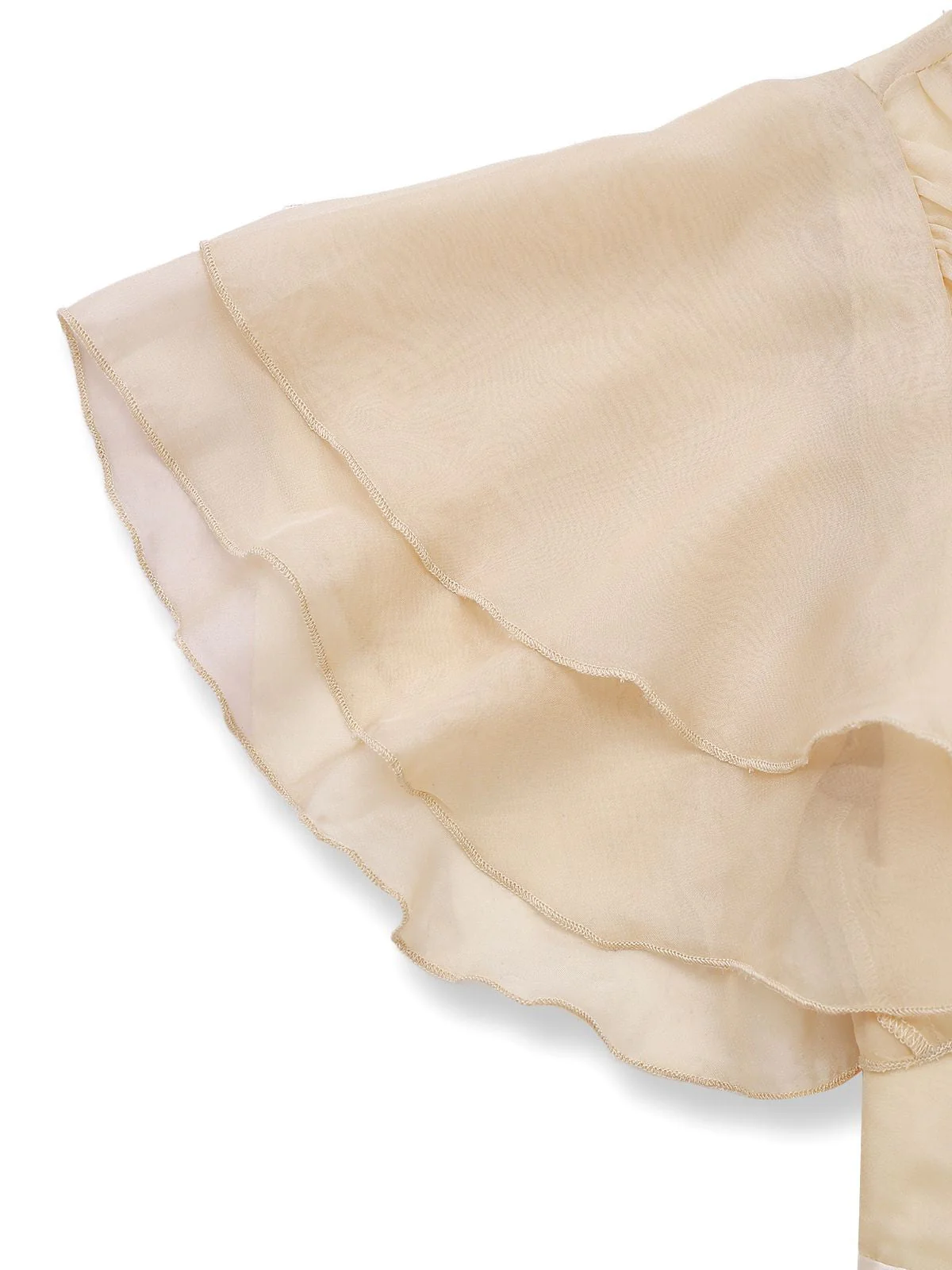 Sekt 1950er Satin Tüll Cocktail Kleid - Image 9