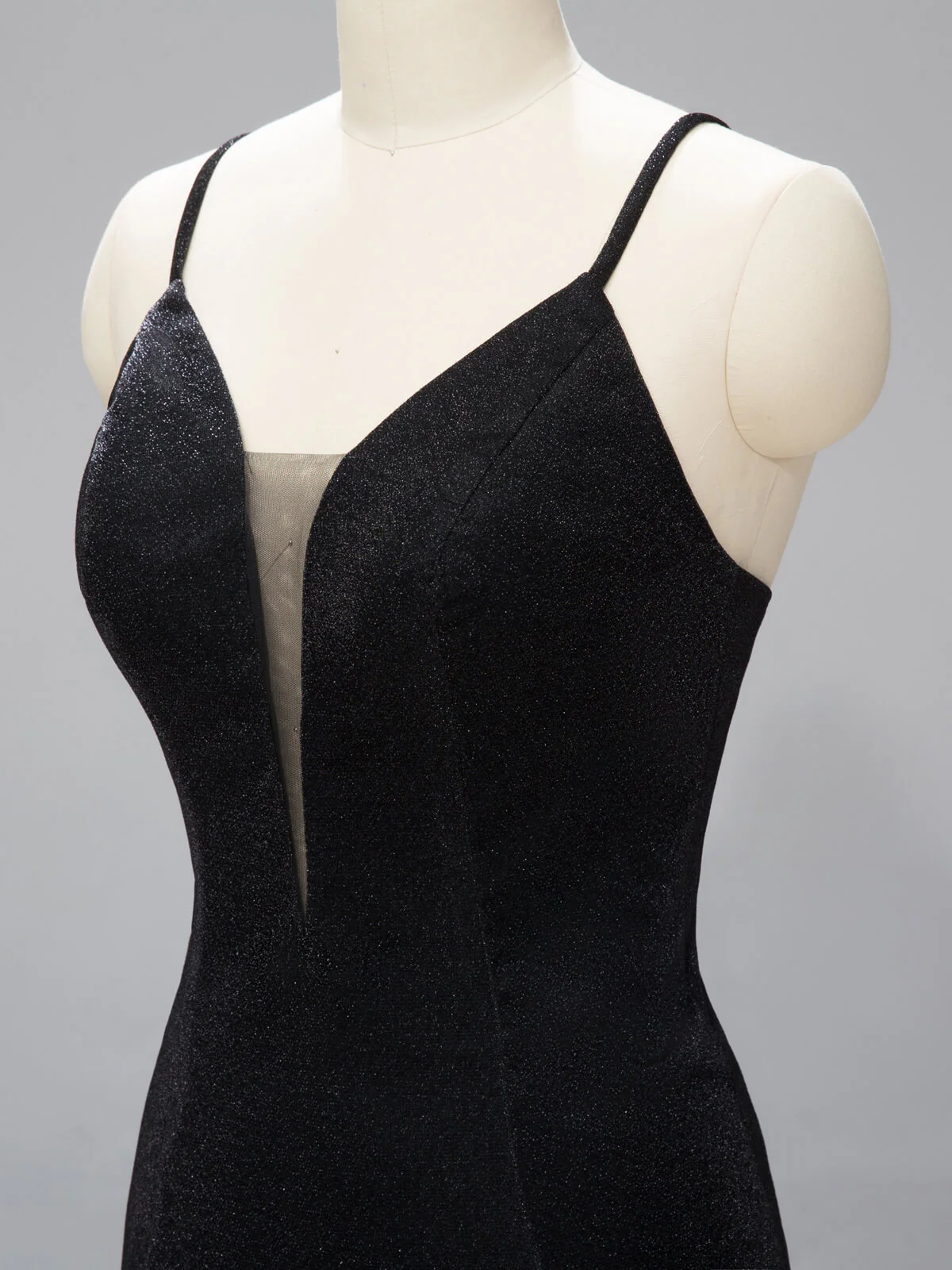 SPAGHETTI TRÄGER BRAUTJUNGFER MAXI KLEID - Image 6