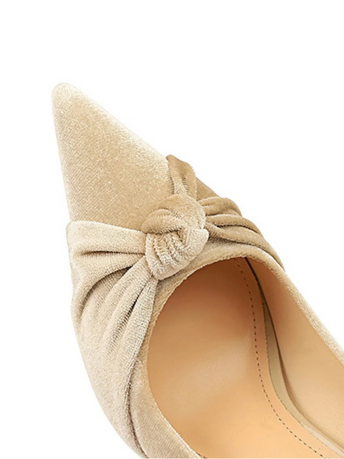Spitze Samt Stilettos Heels Schuhe - Image 16
