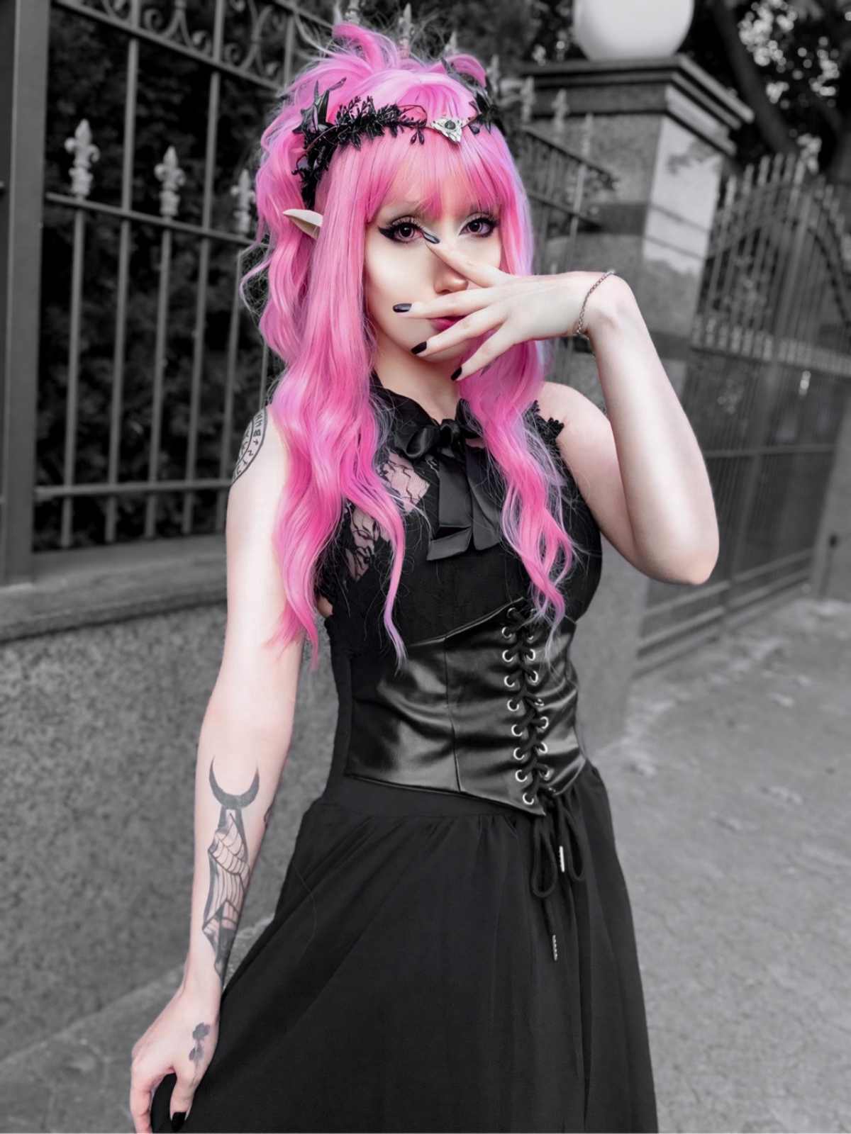 SPITZE STEAMPUNK KLEID - Image 4