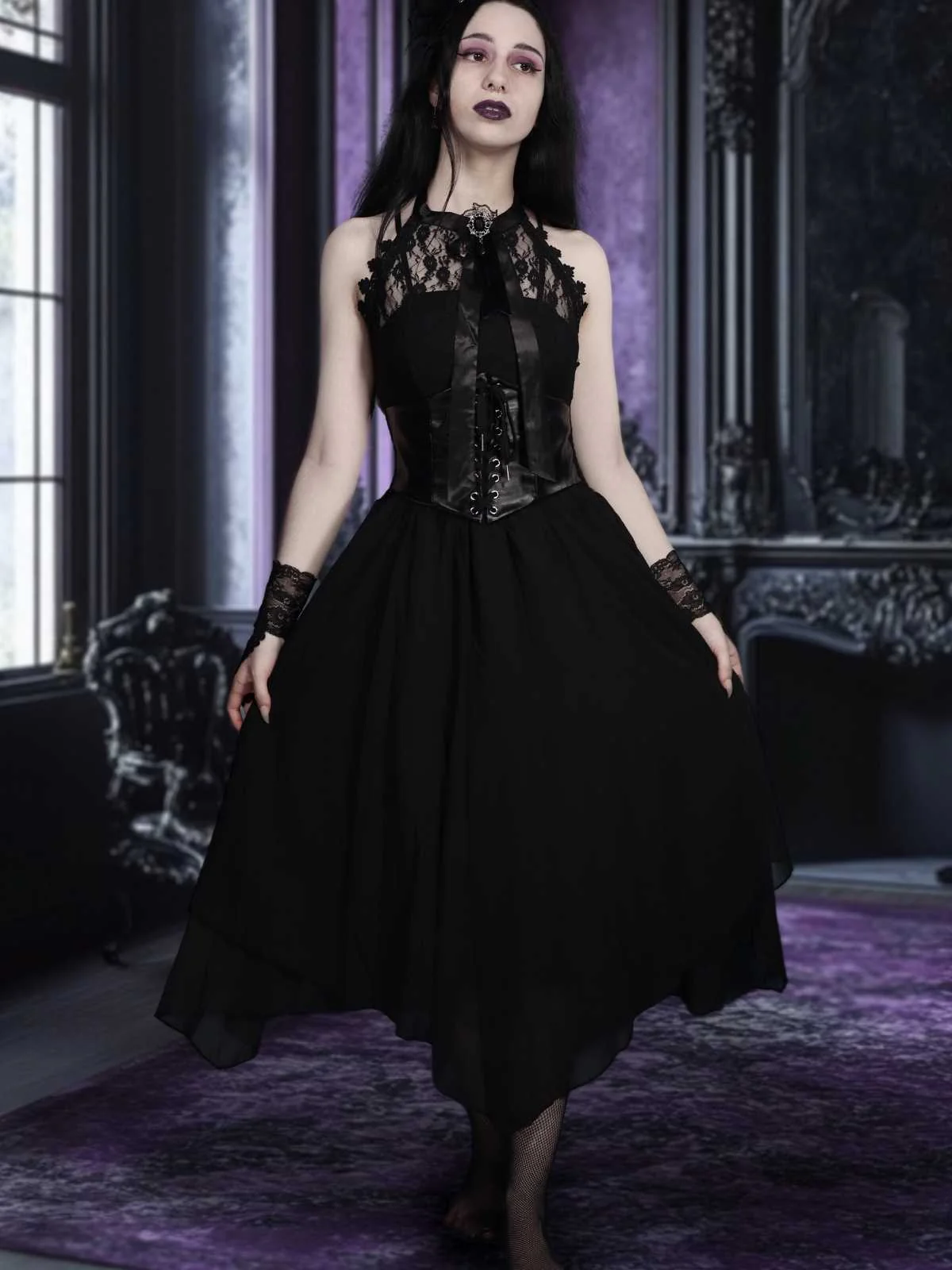 SPITZE STEAMPUNK KLEID - Image 2