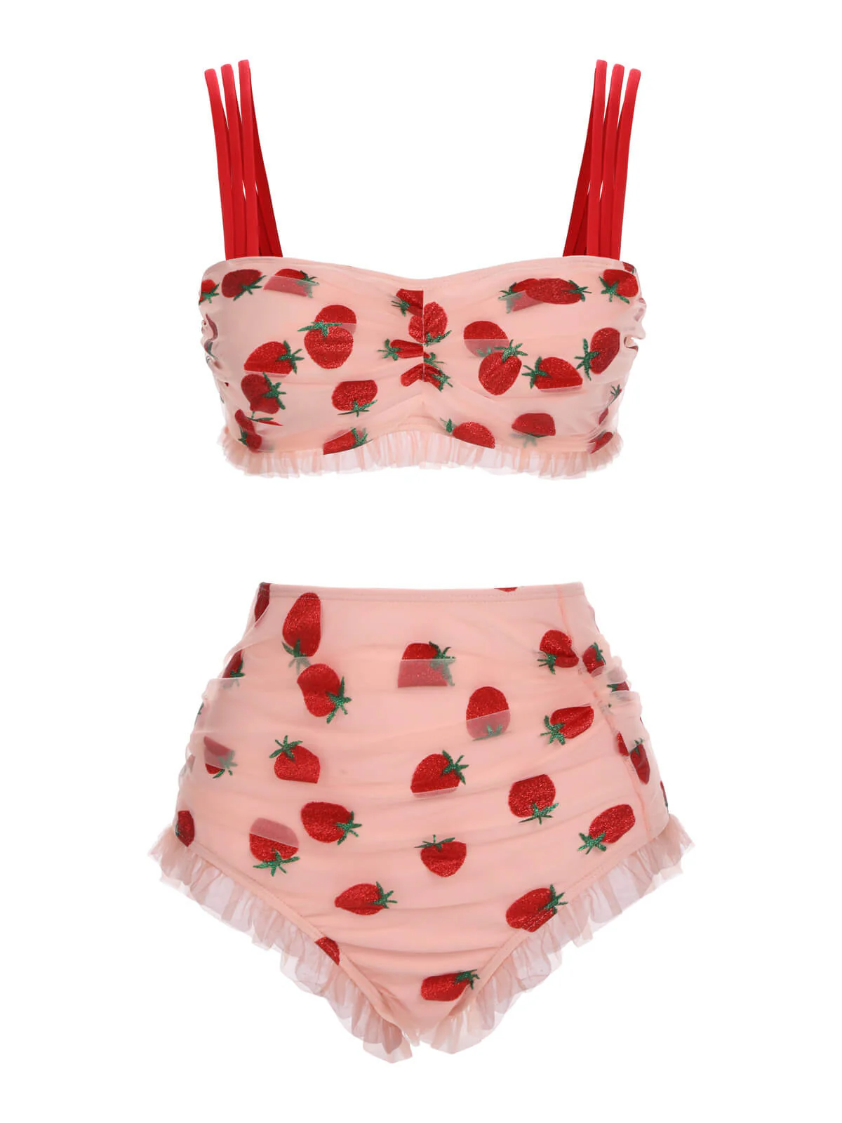 SPITZEN-ERDBEER-CAMI-TANKINI-SET - Image 6