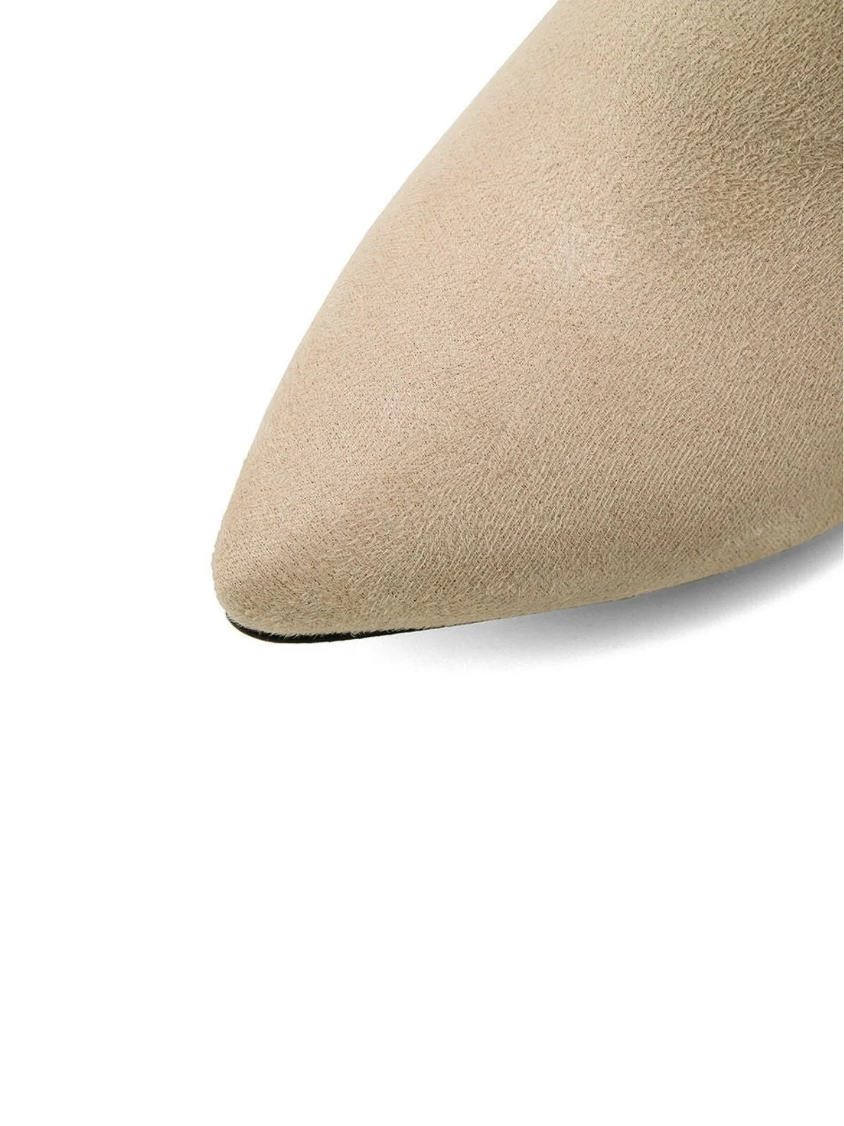 Stilettoabsatz Wildleder Spitze High Heels - Image 7