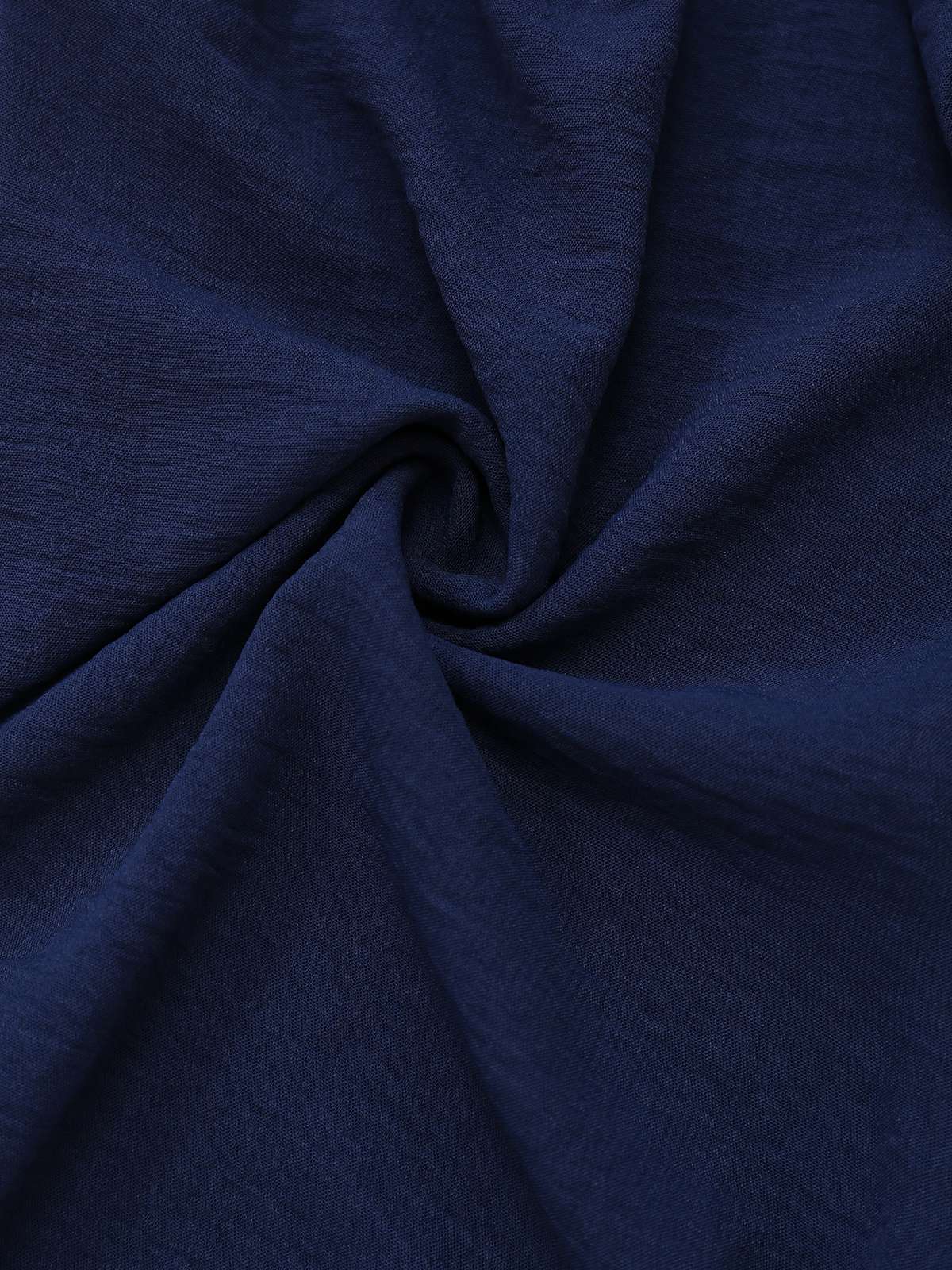 Tiefblau 1950er Streifen Bandeau Jumpsuit - Image 4