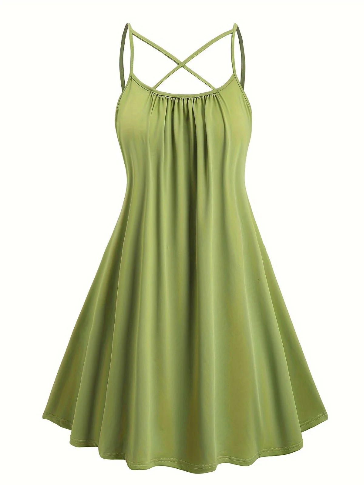 [Übergröße] 2PCS Schwarz 1940er Schläger Netz Außengewand & Grün Kleid - Image 4