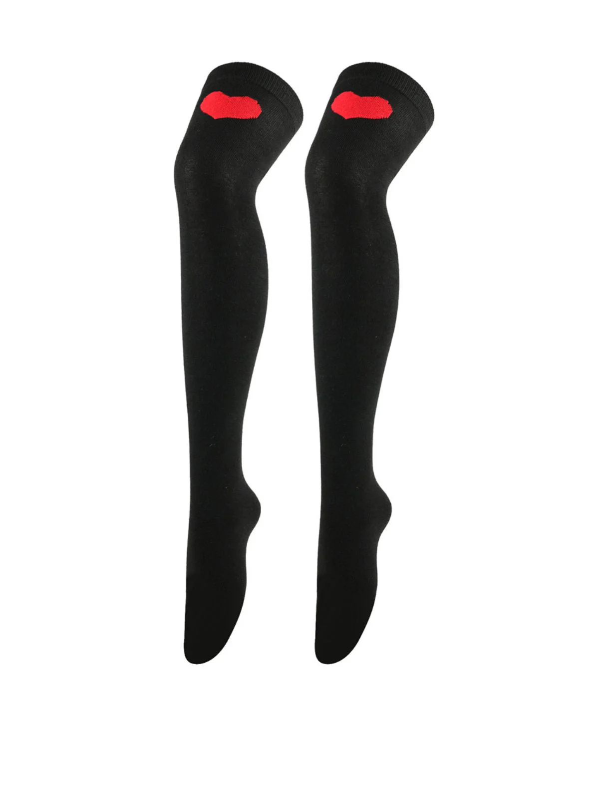 Valentinstag Herz Lippe Hohe Socken - Image 3