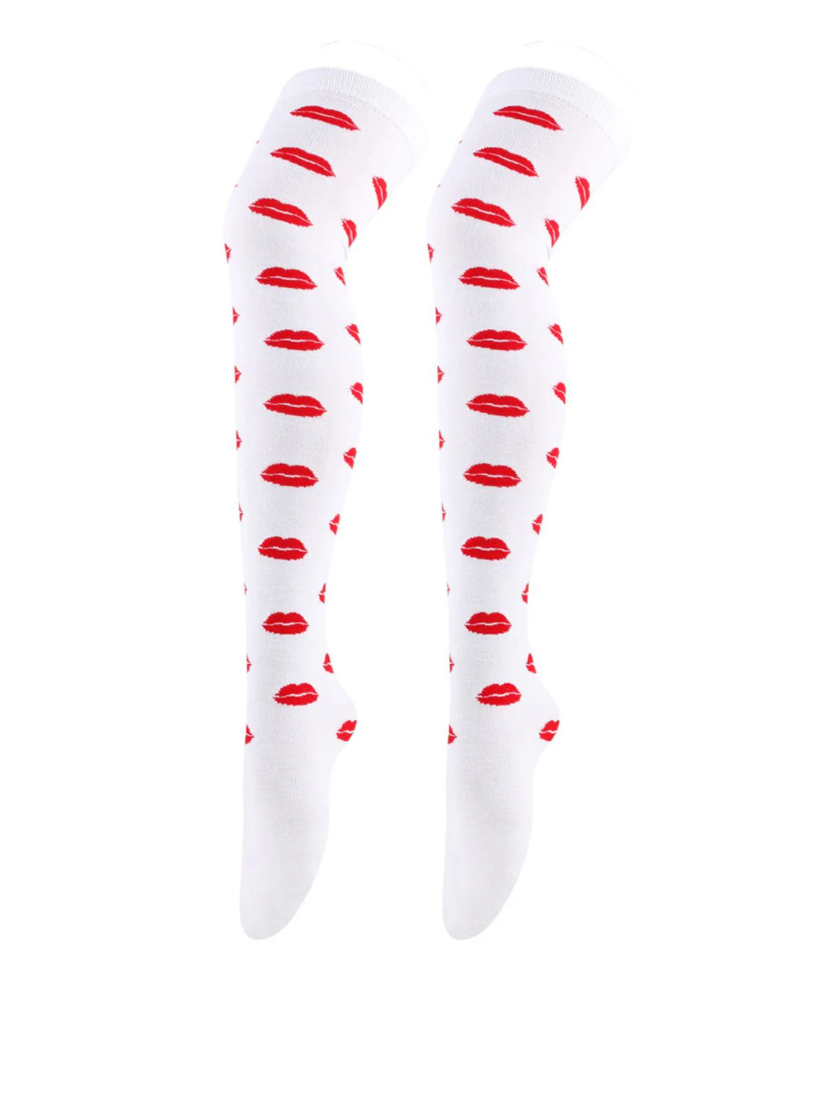 Valentinstag Herz Lippe Hohe Socken - Image 5