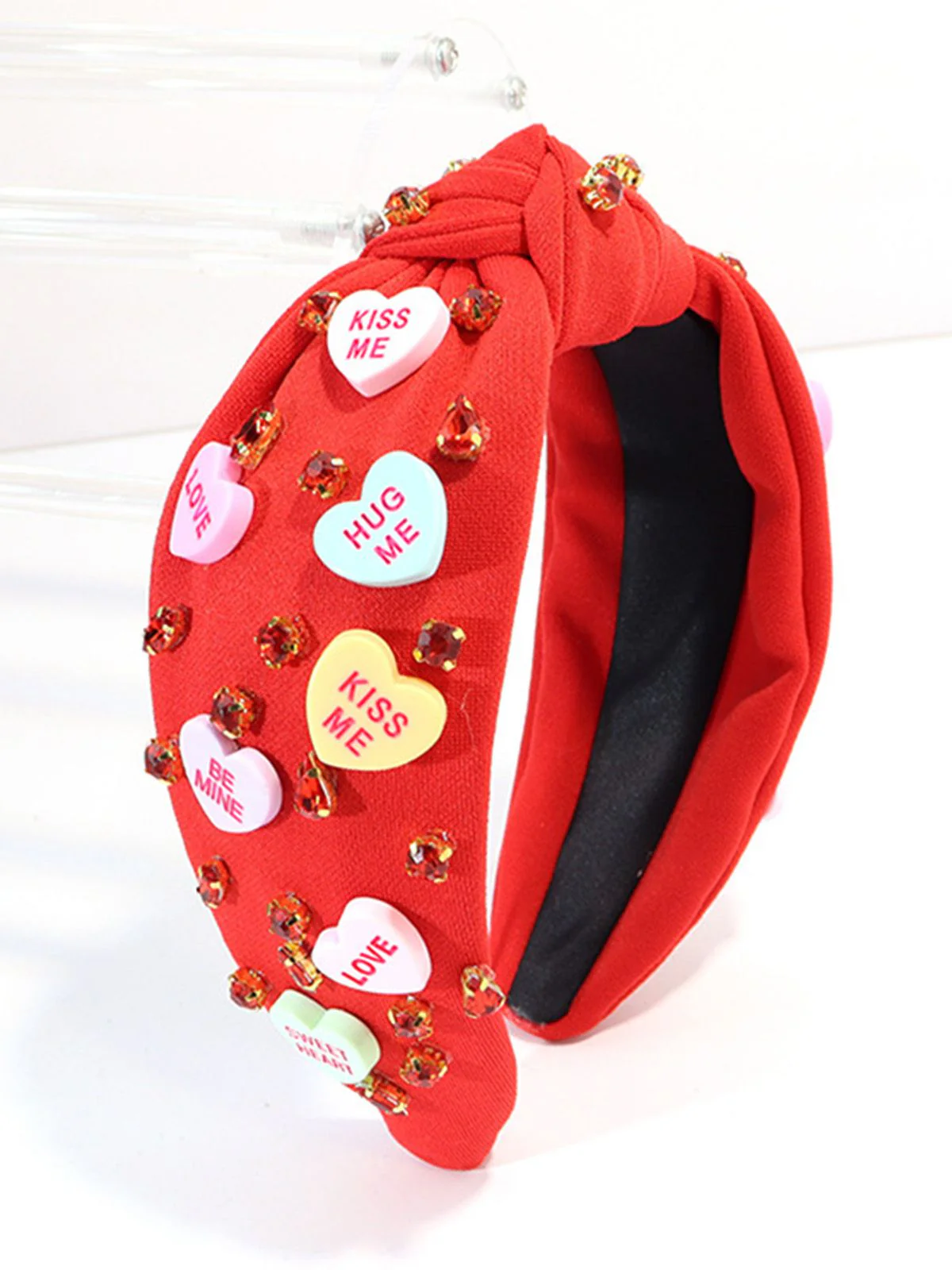 Valentinstag Herz Strassstein Stirnband - Image 3