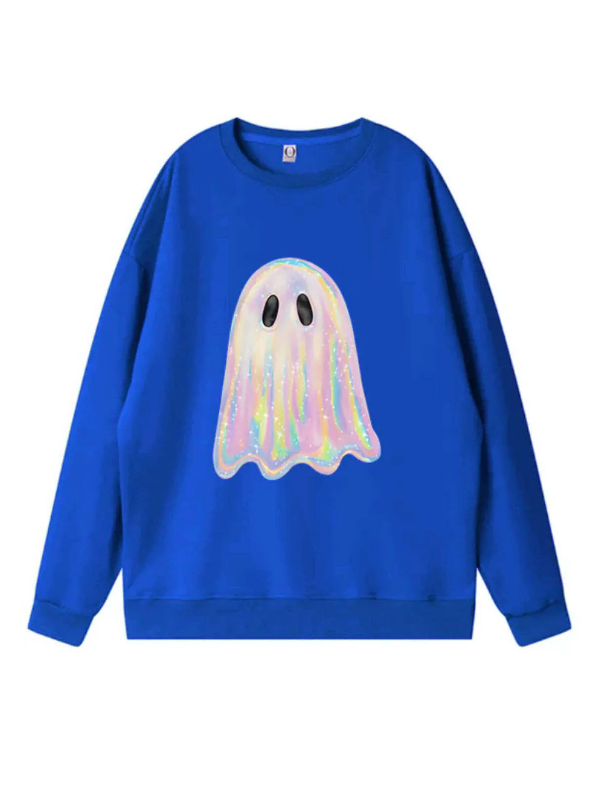 Vintage 1980er Halloween Geist Kürbis Sweatshirt - Image 6