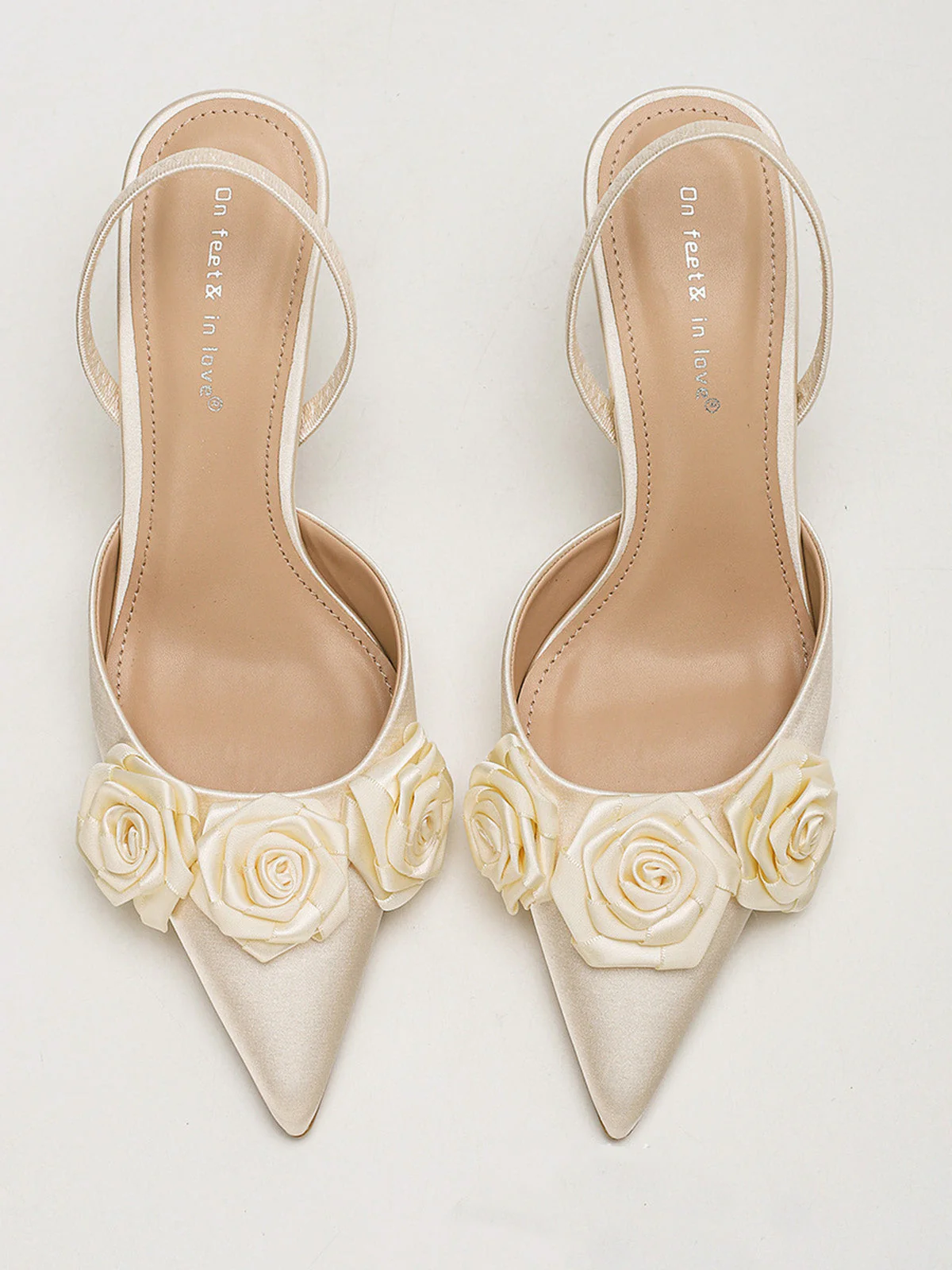 Vintage 3D Rose Spitz High Heel Pumps - Image 8