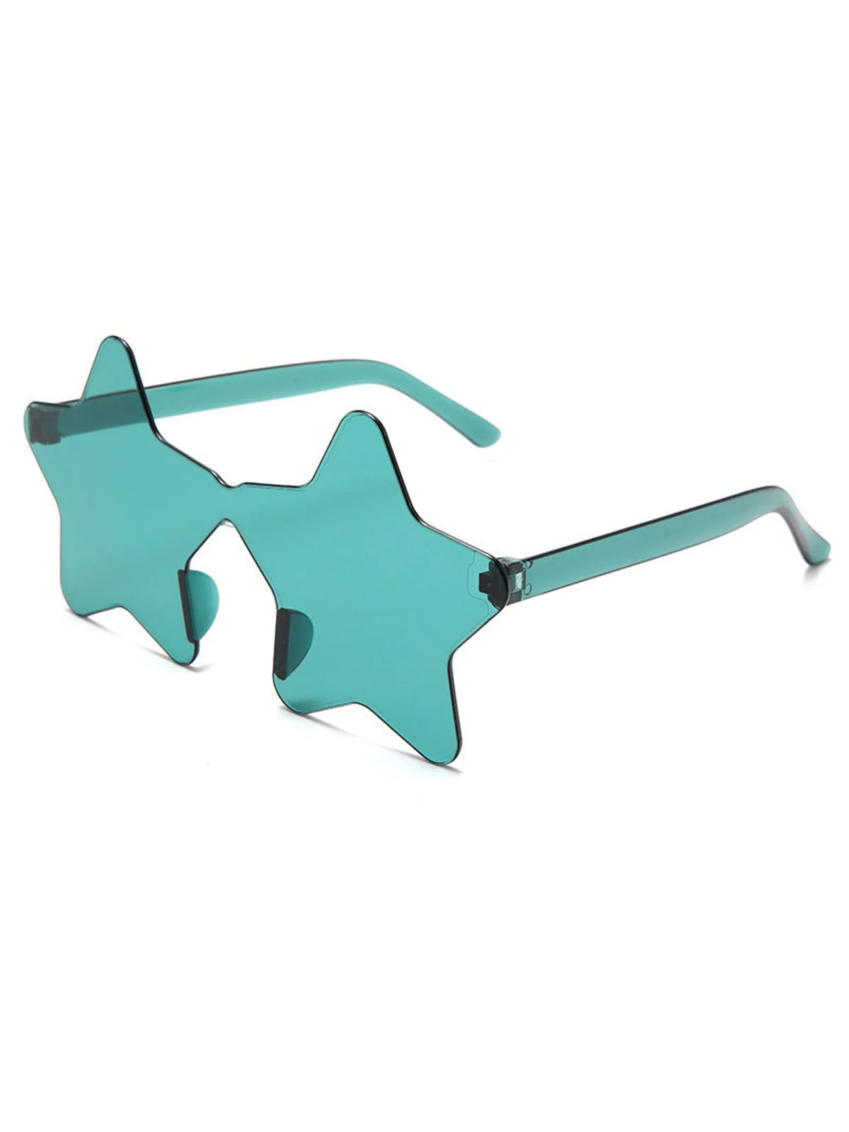 Vintage Bunt Stern Randlos Sonnenbrille - Image 6