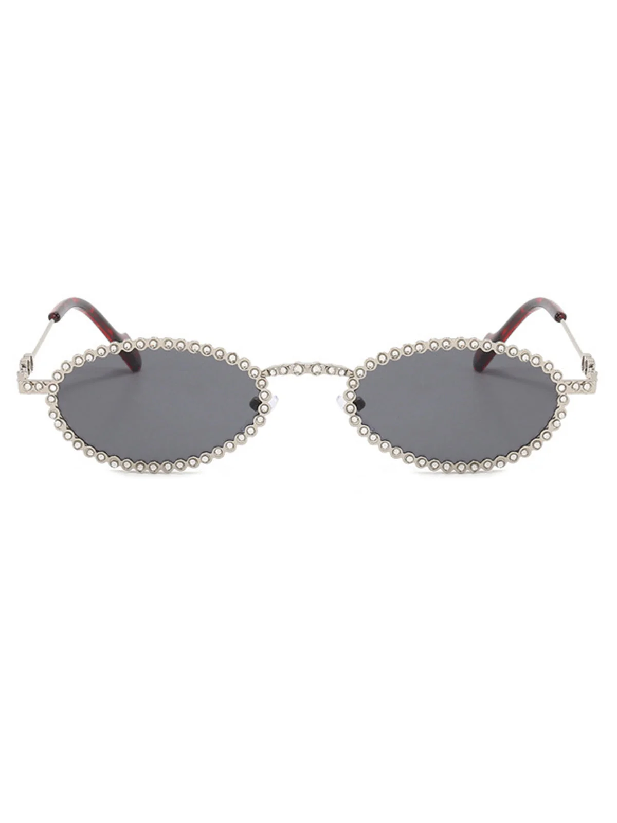 Vintage Diamant Ovaler Rahmen Sonnenbrille - Image 2