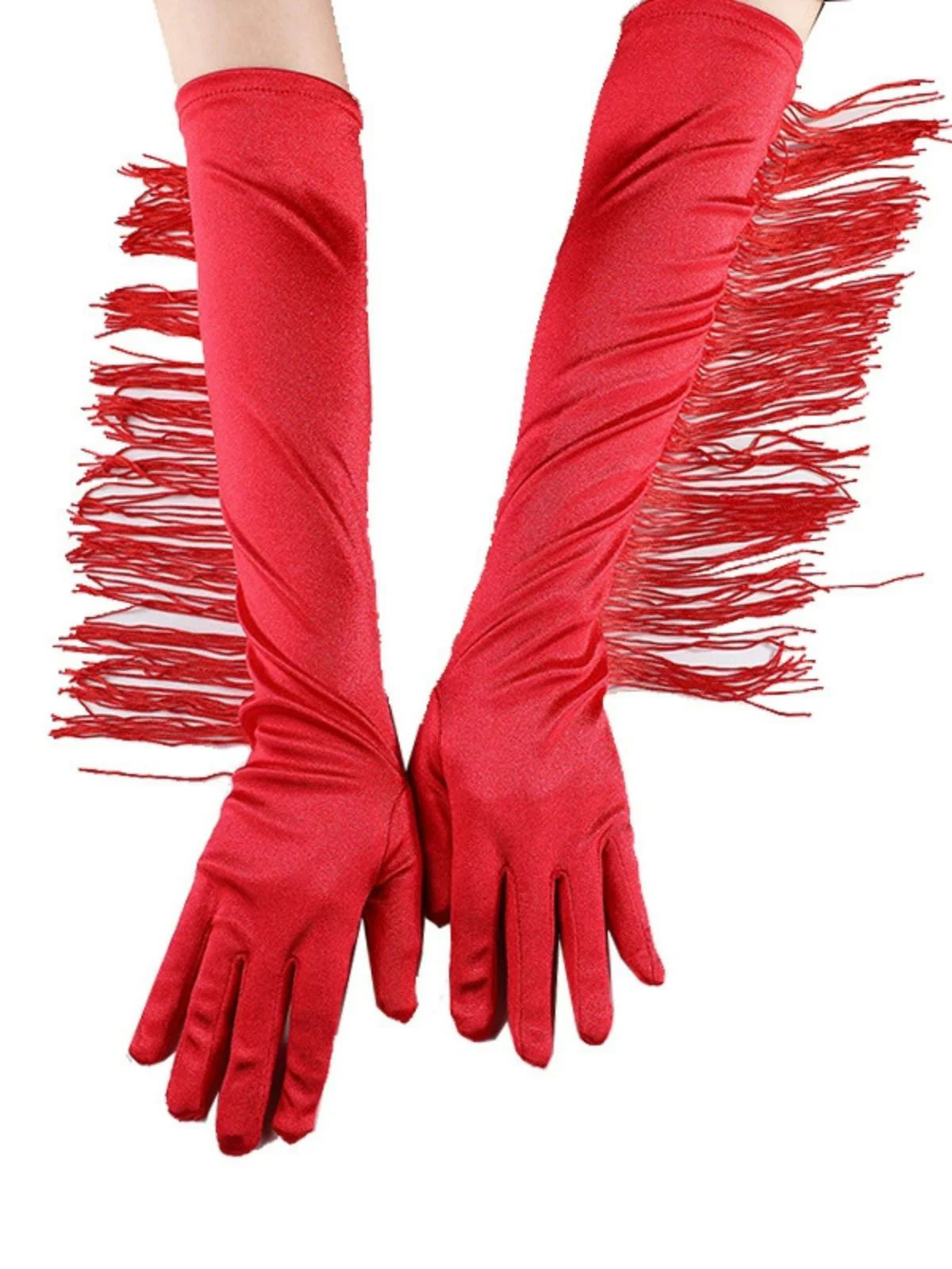 Vintage Franse Oper & Party Lange Handschuhe - Image 6