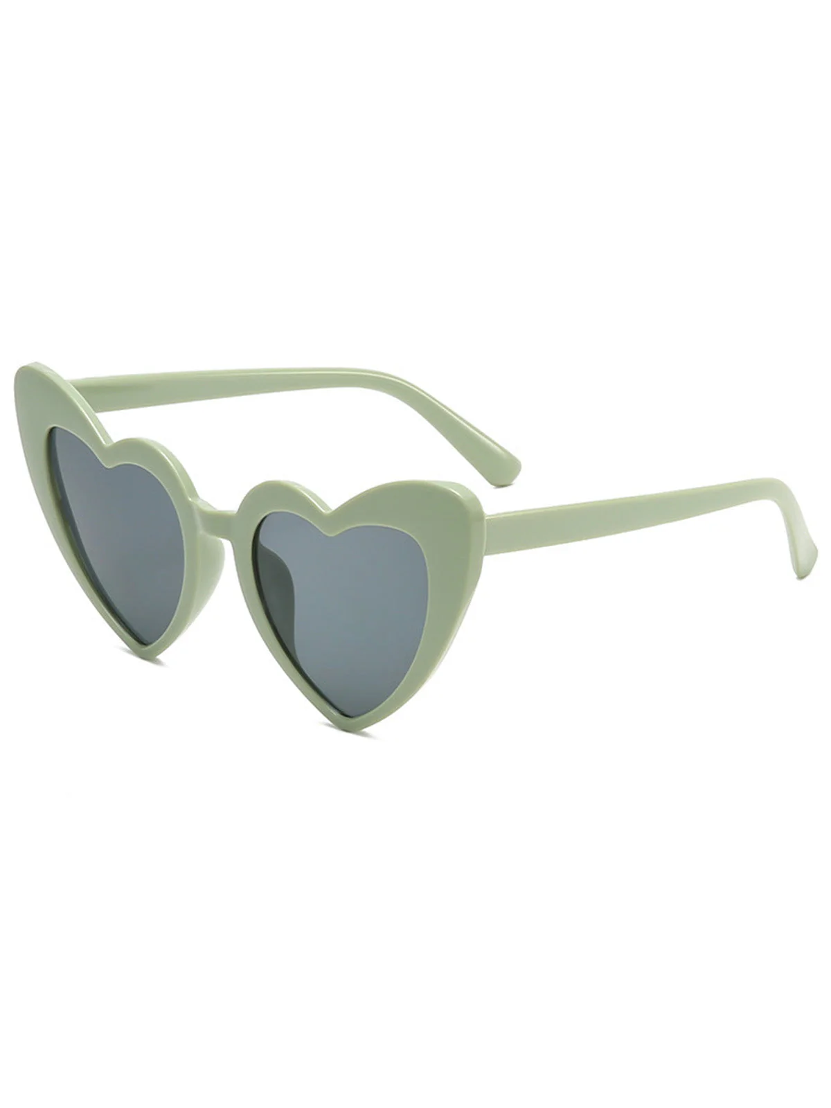Vintage Gebogen Herz Rahmen Sonnenbrille - Image 3