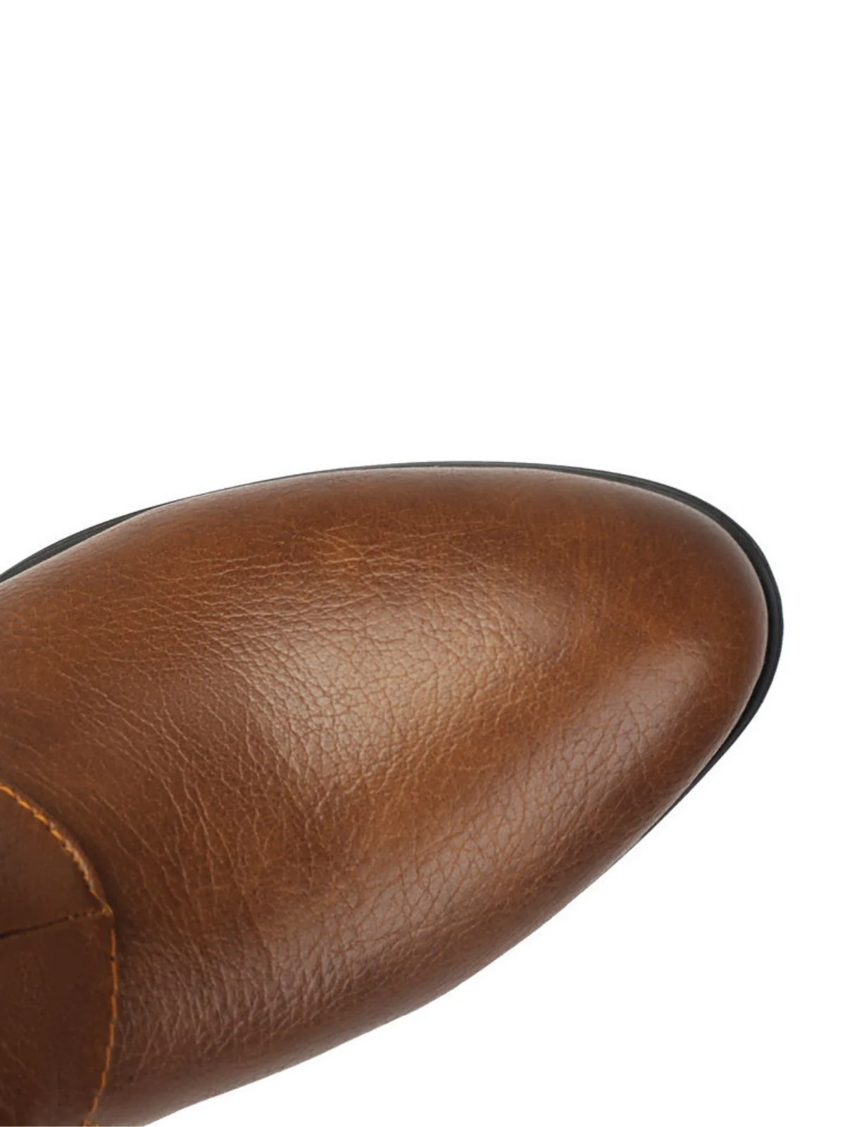 Vintage Genietet Schnalle Wadenmitte Stiefel - Image 3