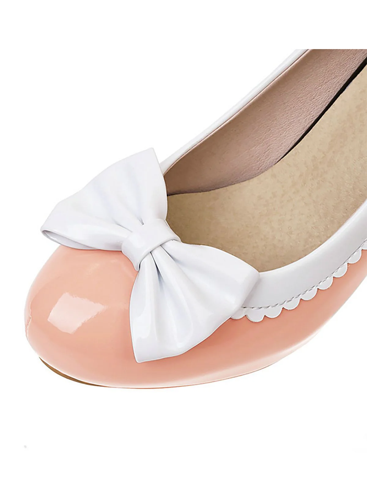 VINTAGE PATCHWORK BOW HOHE ABSATZ SCHUHE - Image 7