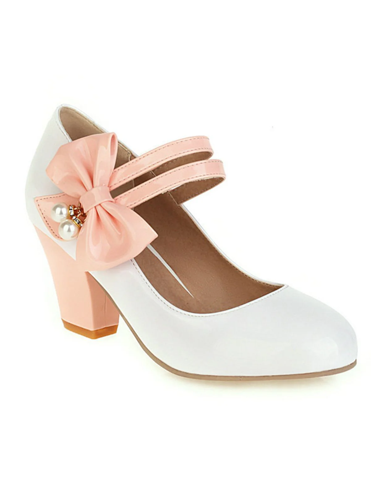 VINTAGE PATCHWORK BOW HOHE ABSATZ SCHUHE - Image 15