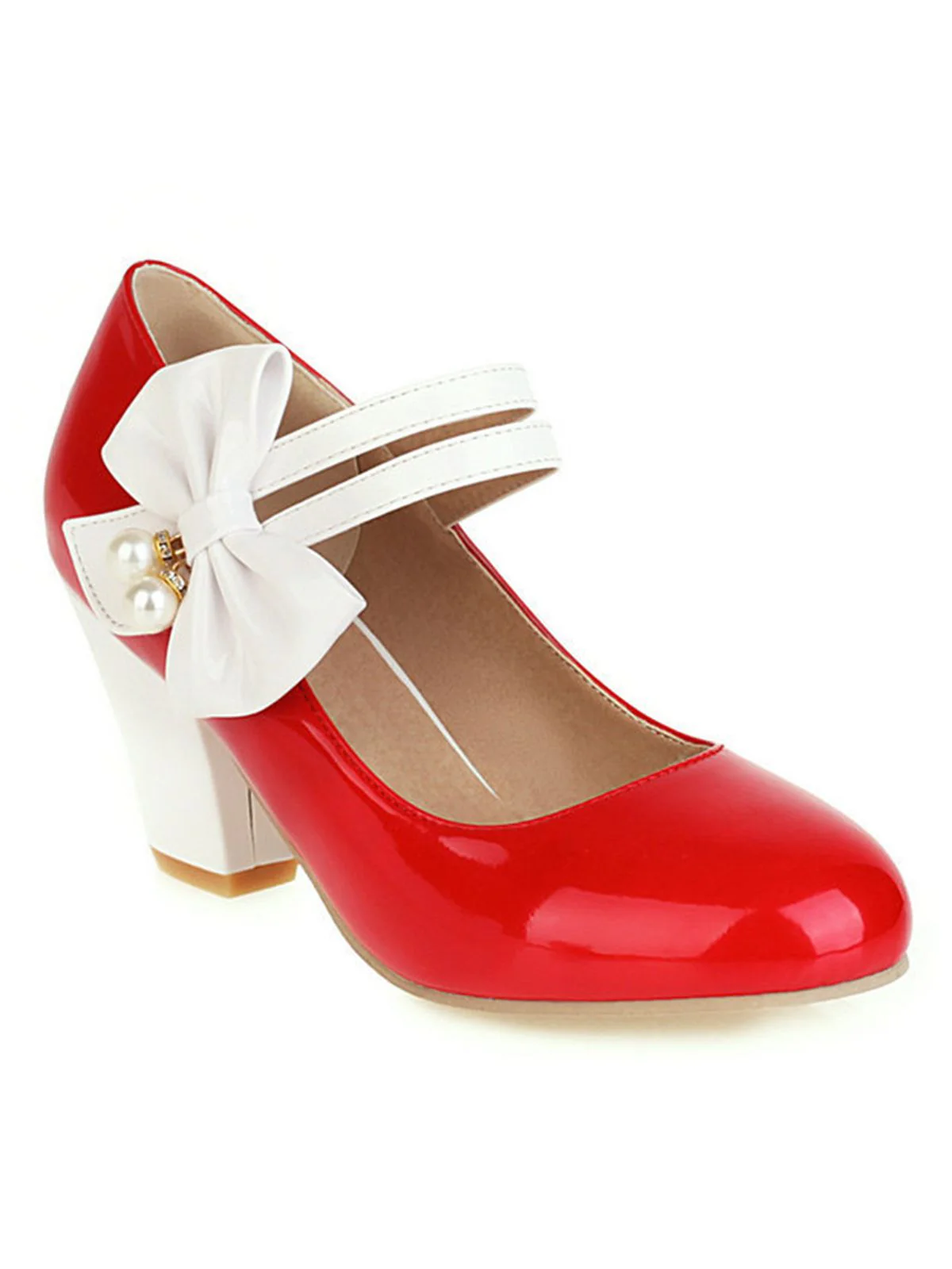 VINTAGE PATCHWORK BOW HOHE ABSATZ SCHUHE - Image 31