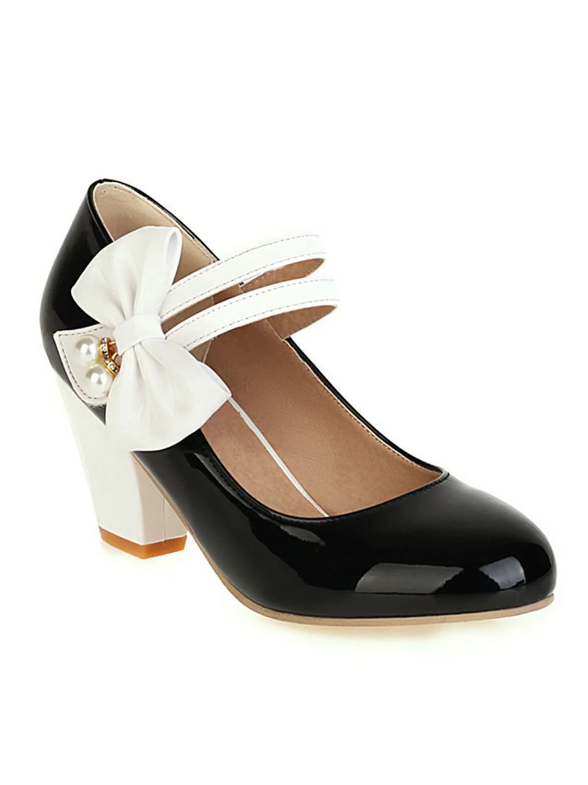 VINTAGE PATCHWORK BOW HOHE ABSATZ SCHUHE - Image 16