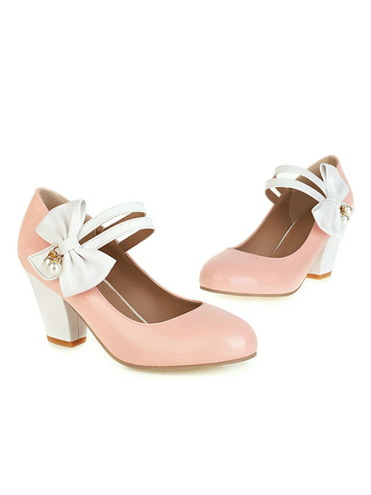 VINTAGE PATCHWORK BOW HOHE ABSATZ SCHUHE - Image 23