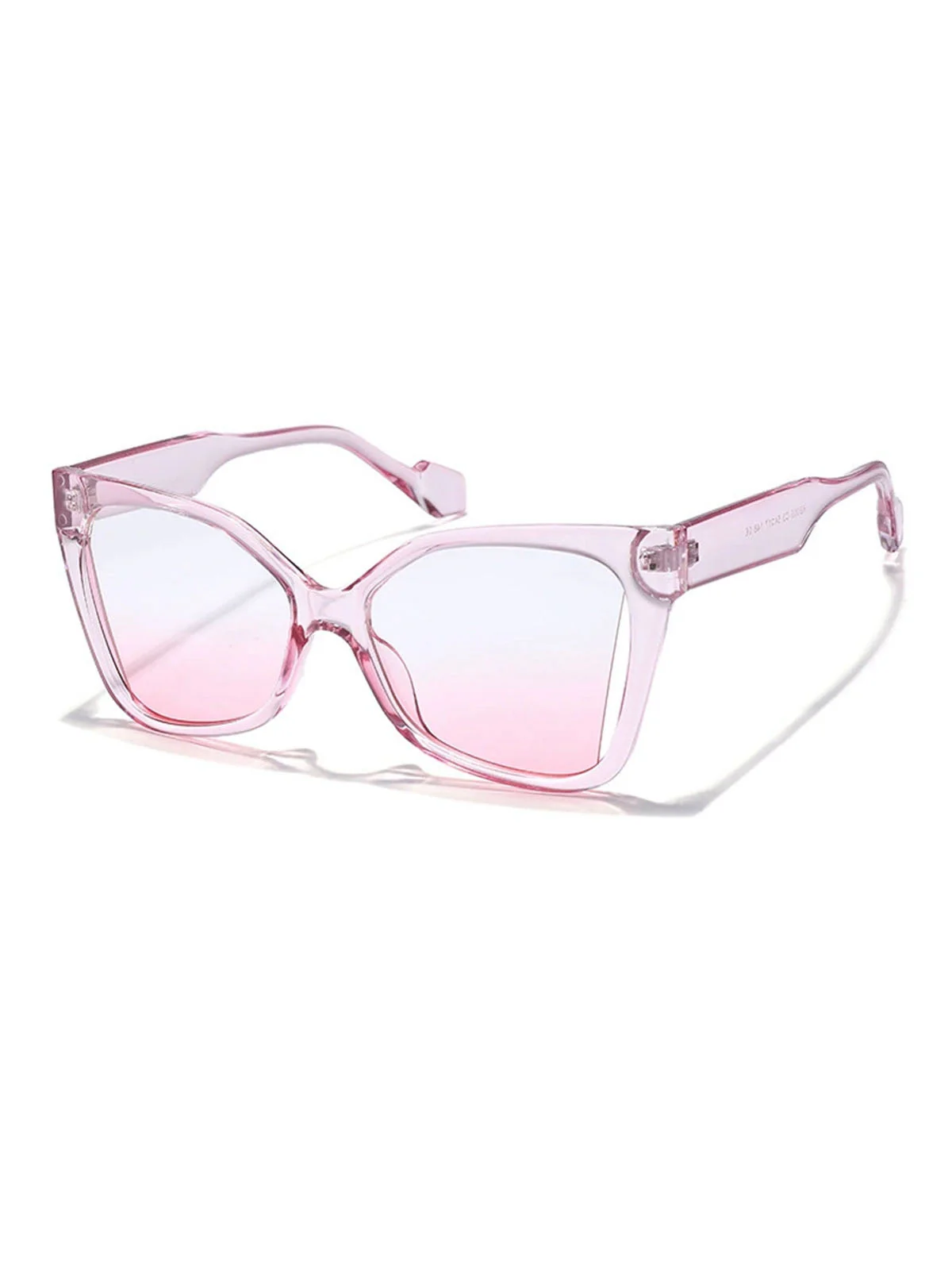Vintage Plastik Quadratischem Rahmen Sonnenbrille - Image 2