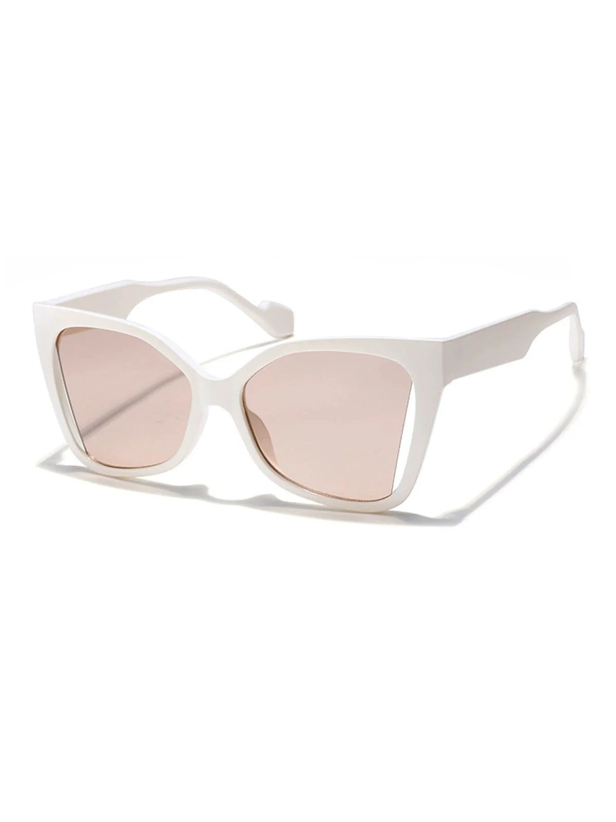 Vintage Plastik Quadratischem Rahmen Sonnenbrille - Image 4